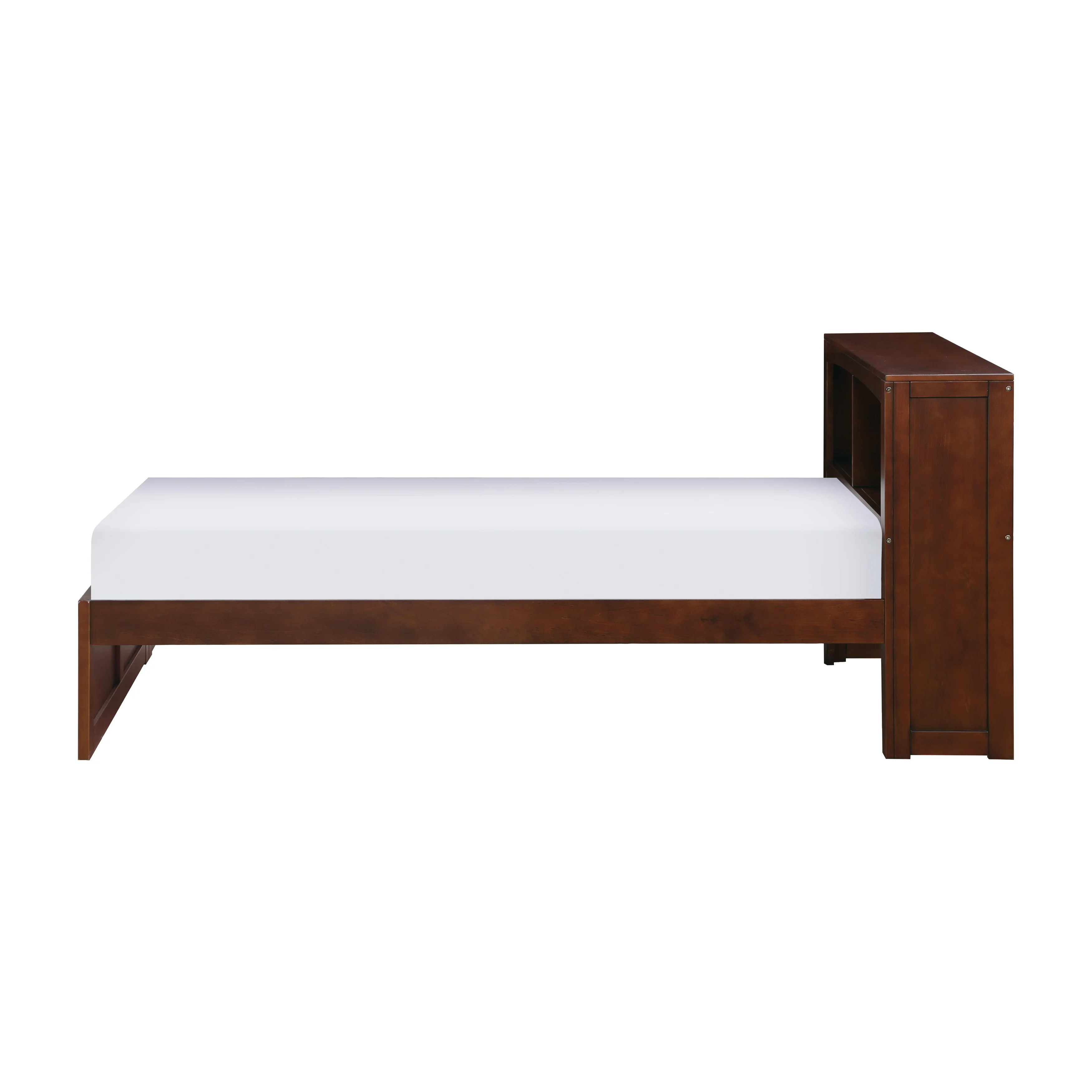 Rowe Dark Cherry Twin Bookcase Platform Bed - Image 2