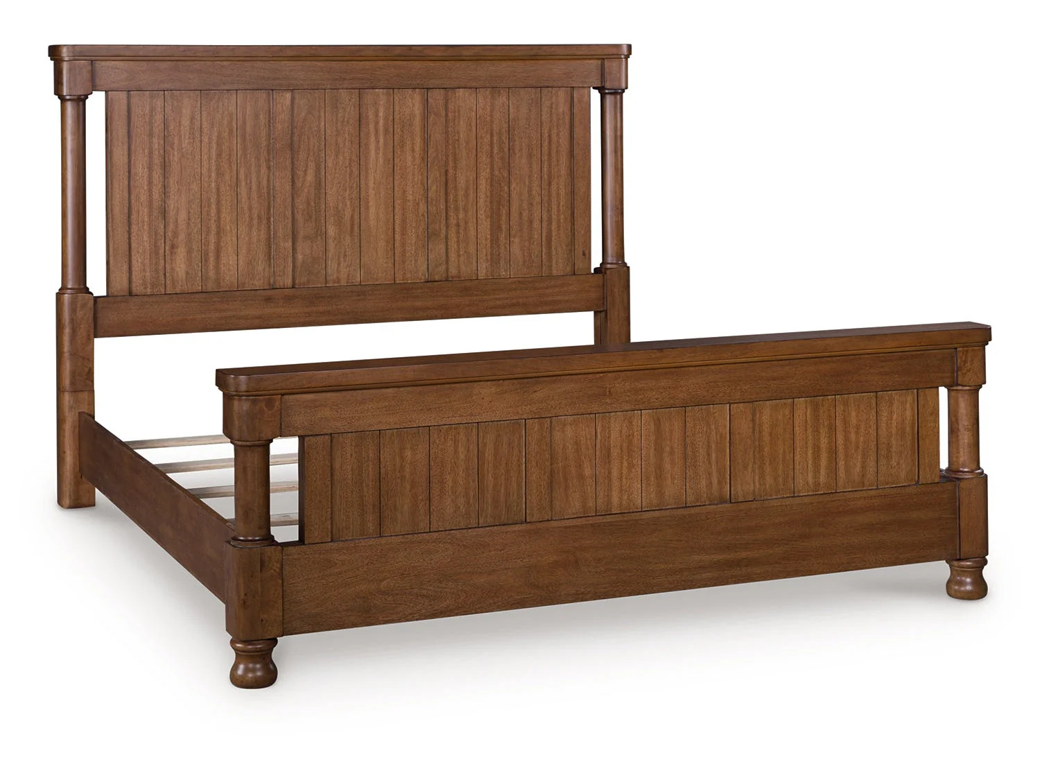 Rowlenstown Brown King Poster Bed (Online Special Price)