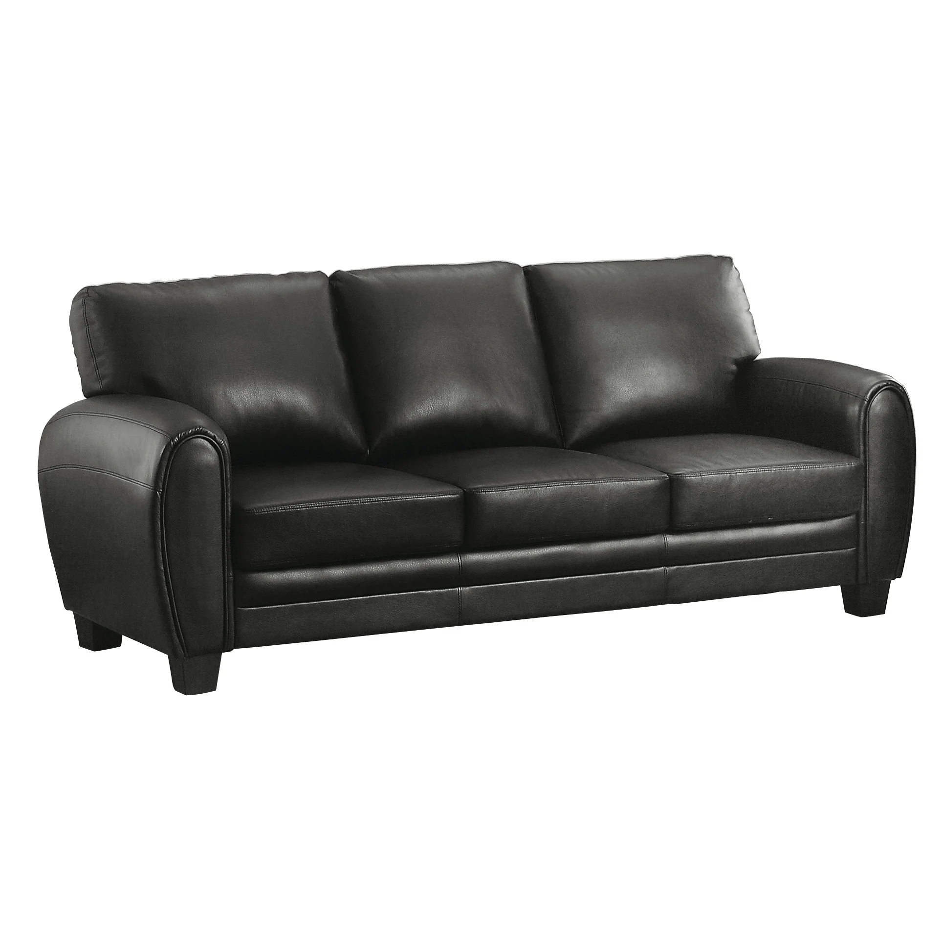 Rubin Black Sofa & Loveseat - Image 3