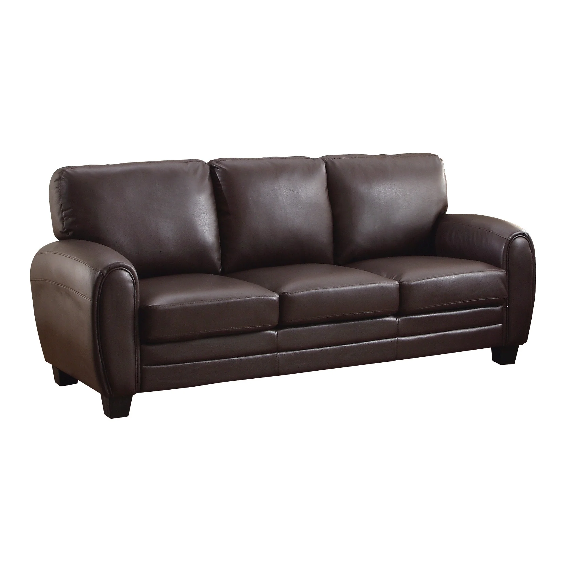 Rubin Dark Brown Sofa & Loveseat - Image 3