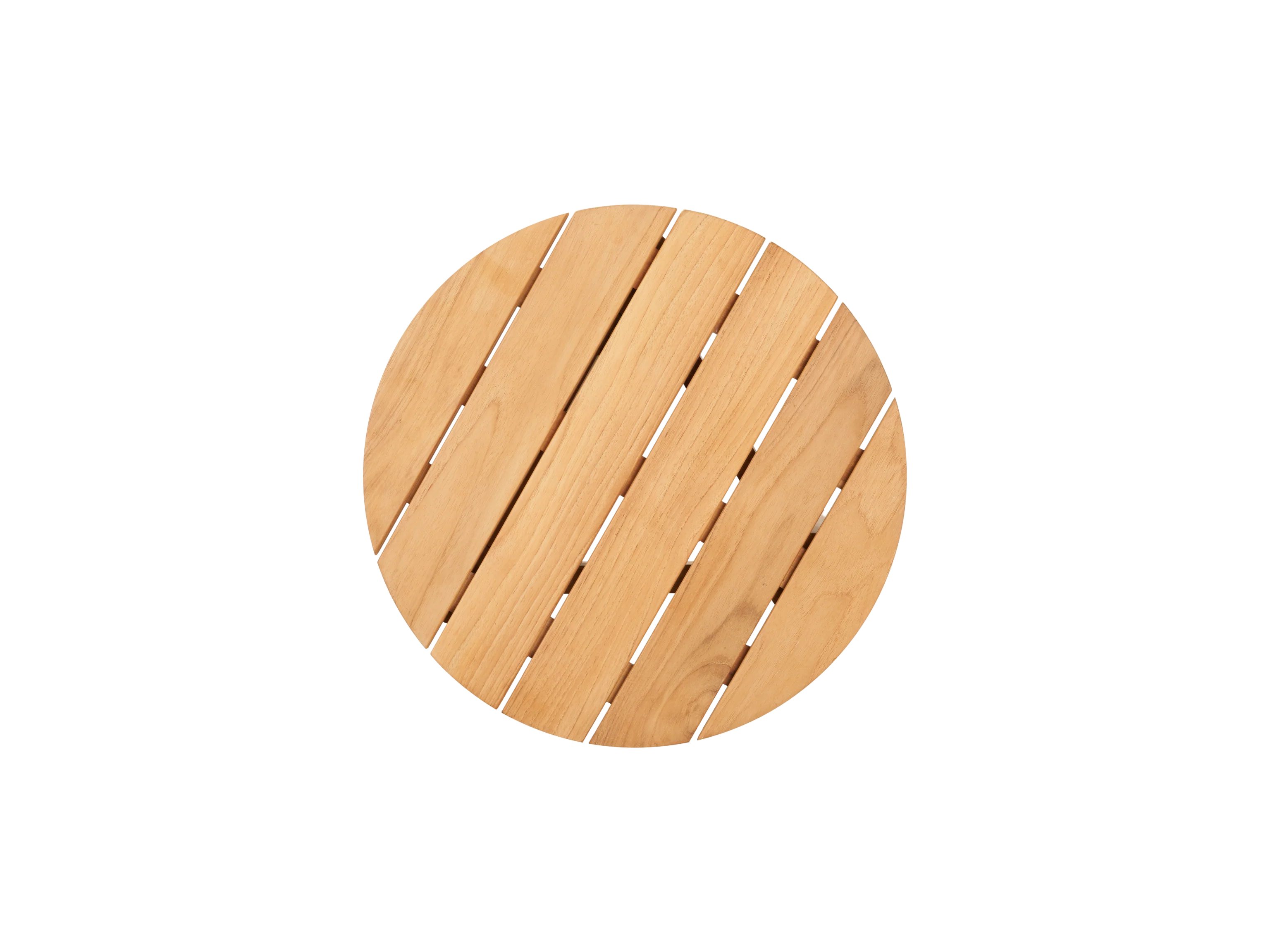 Rudolph Round Teak Outdoor Side Table - Image 4
