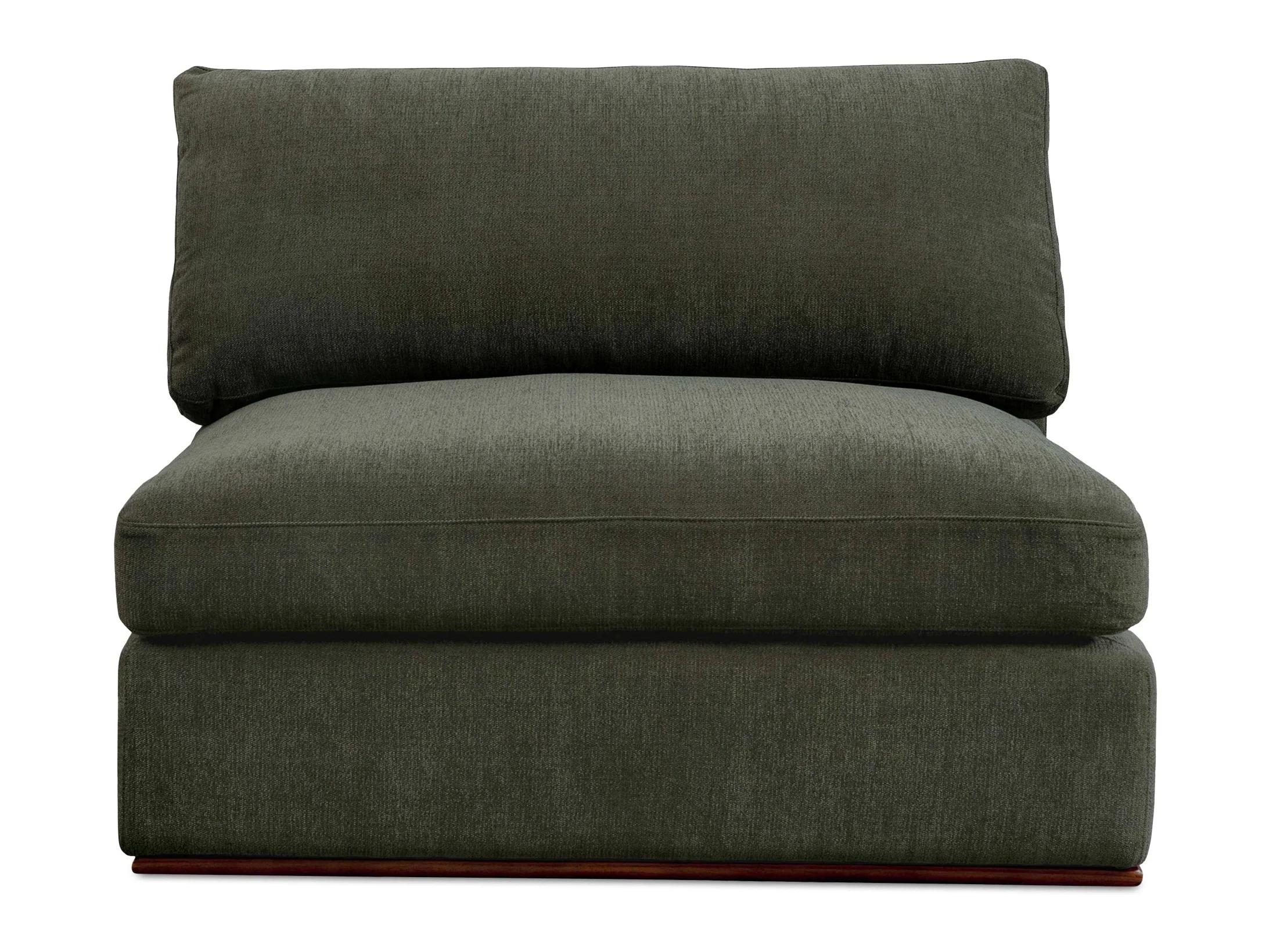 Rue Deep Green Slipper Chair