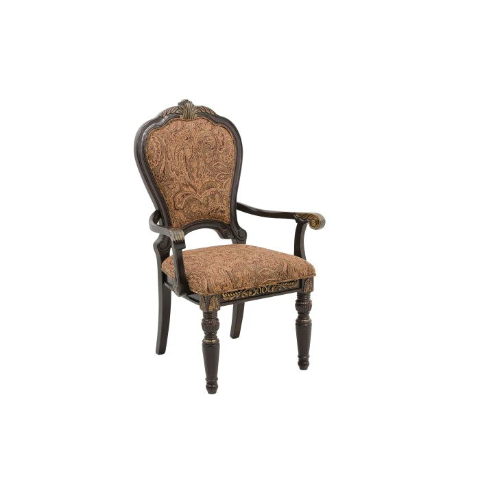 Russian Hill Warm Cherry Arm Chair (Set of 2) - Image 7