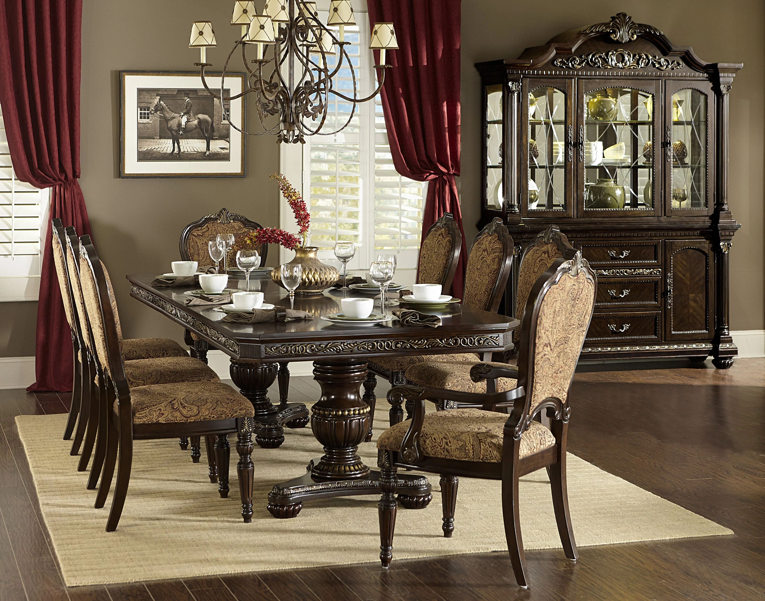 Russian Hill Warm Cherry Side Chair (Set of 2) - Image 3