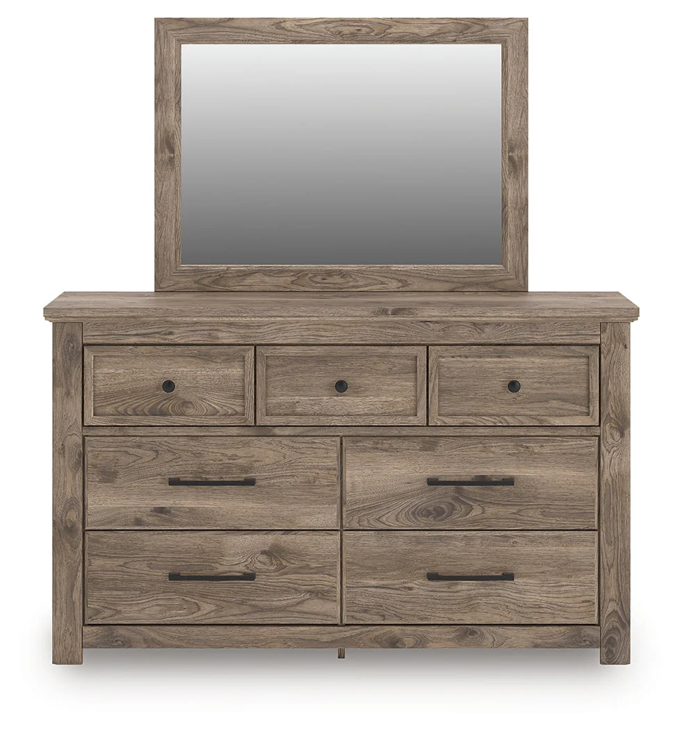 Rusticott Brown Dresser and Mirror (Online Special Price) - Image 3