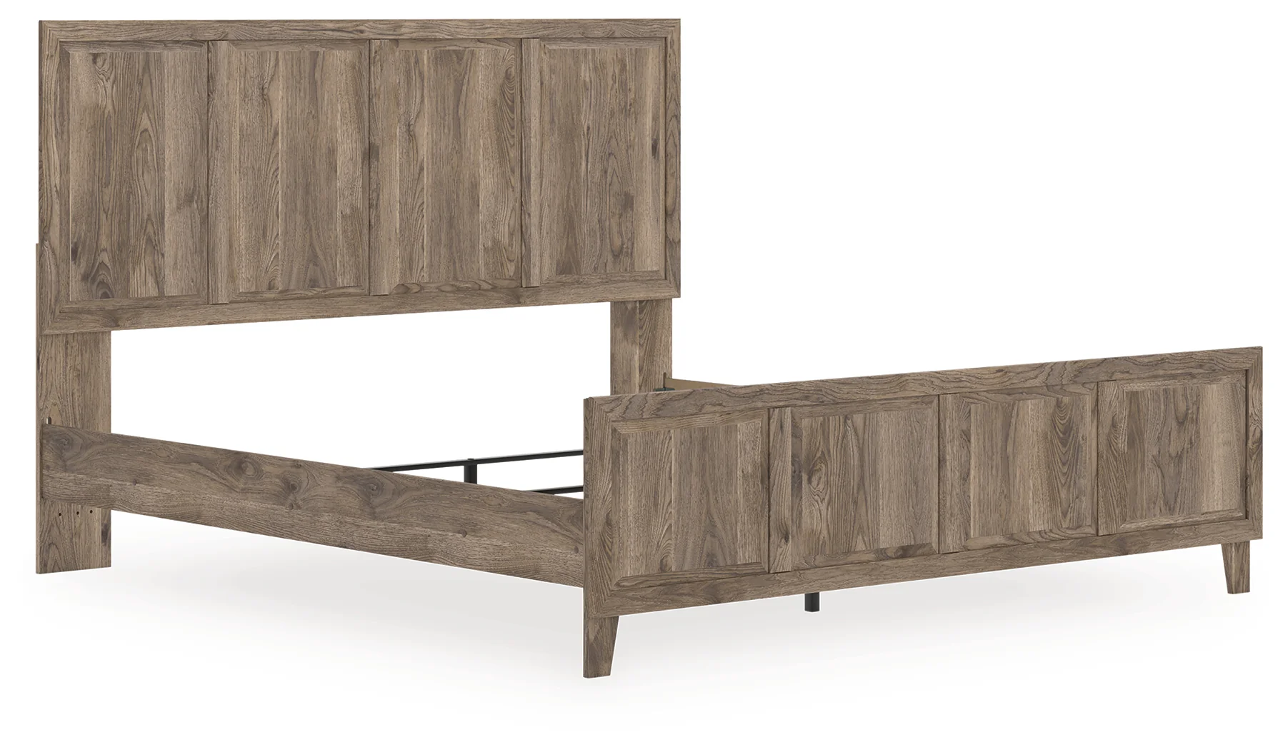 Rusticott Brown King Panel Bed - Image 2