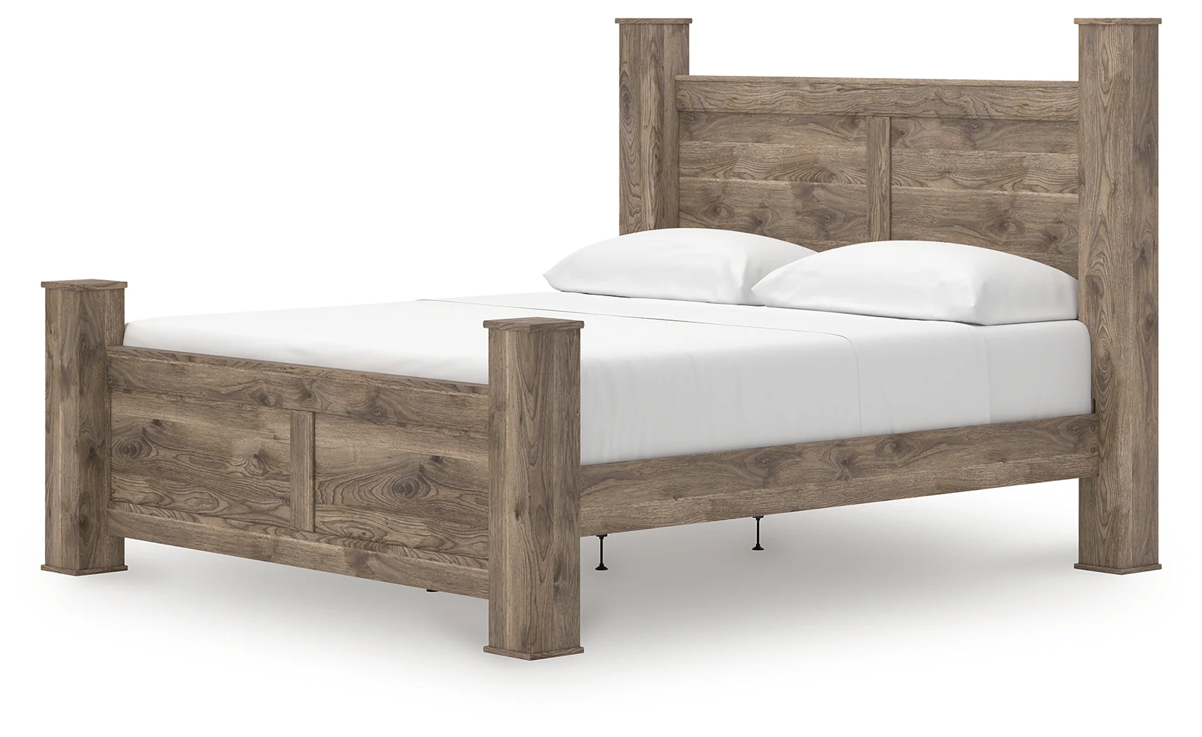 Rusticott Brown King Poster Bed - Image 4
