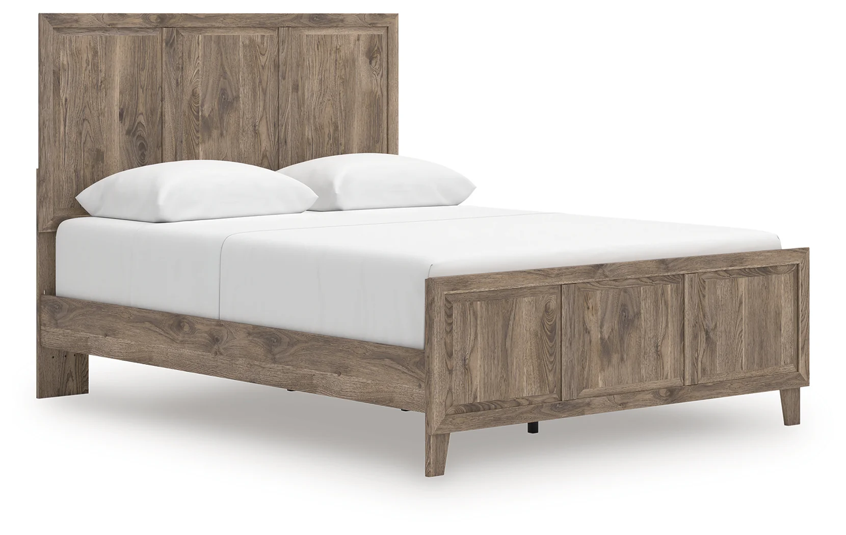 Rusticott Brown Queen Panel Bed, Dresser and Mirror - Image 10