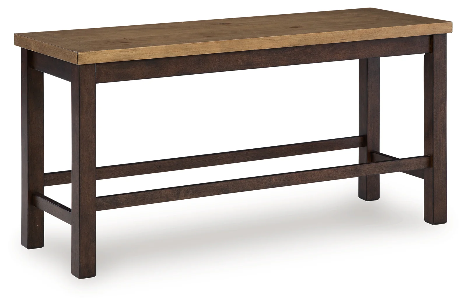 Rylandeen Light Brown/Dark Brown Counter Height Extension Dining Table 4 Barstools and Bench (Online Special Price) - Image 13