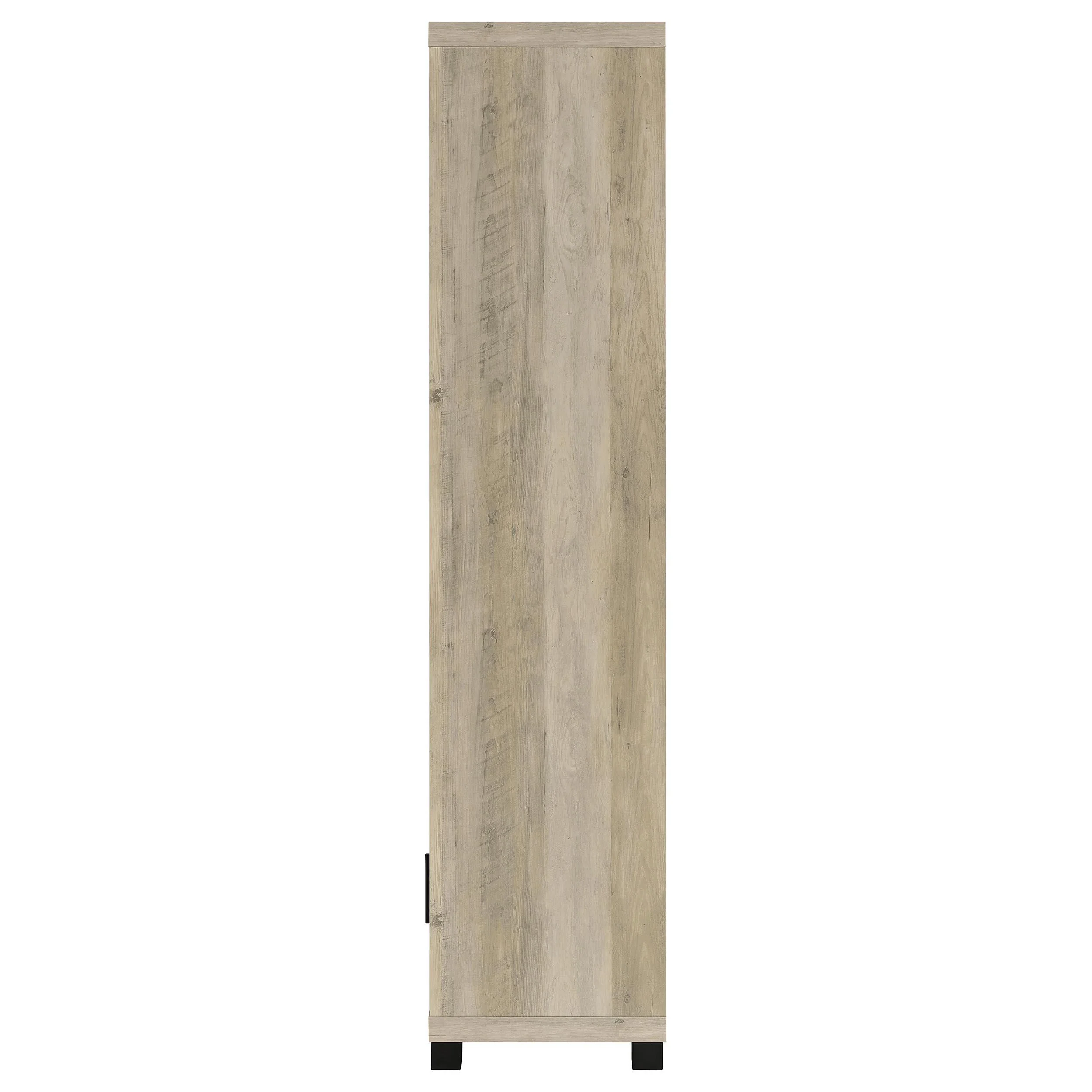 Sachin Distressed Pine 3-shelf Engineered Wood Media Tower - Image 5
