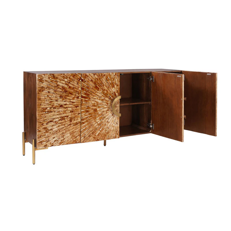 Safari Brown/Gold Bone İnlay Sideboard - Image 3