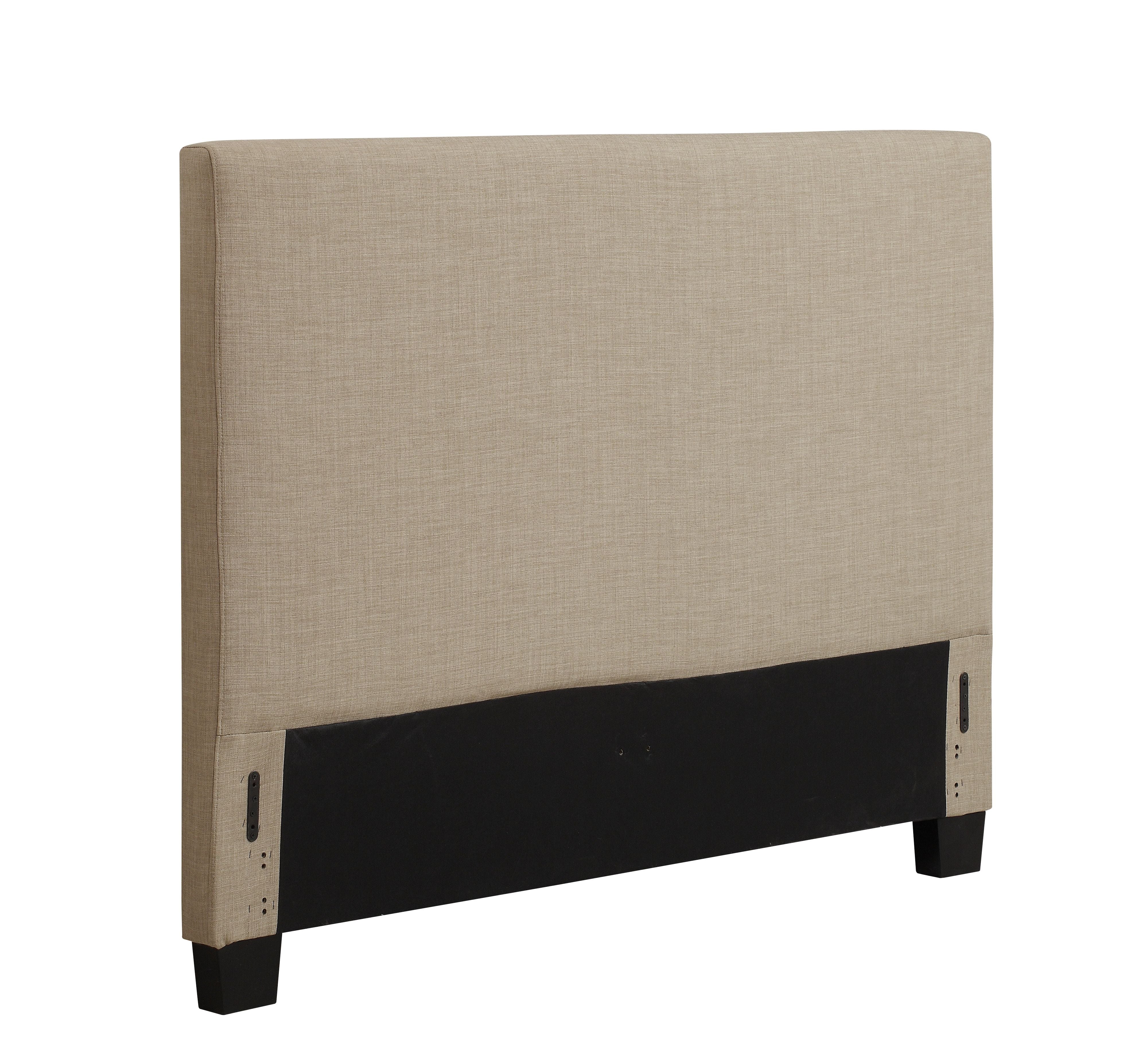 Saint Pierre Upholstered Headboard in Toast Linen - Image 5