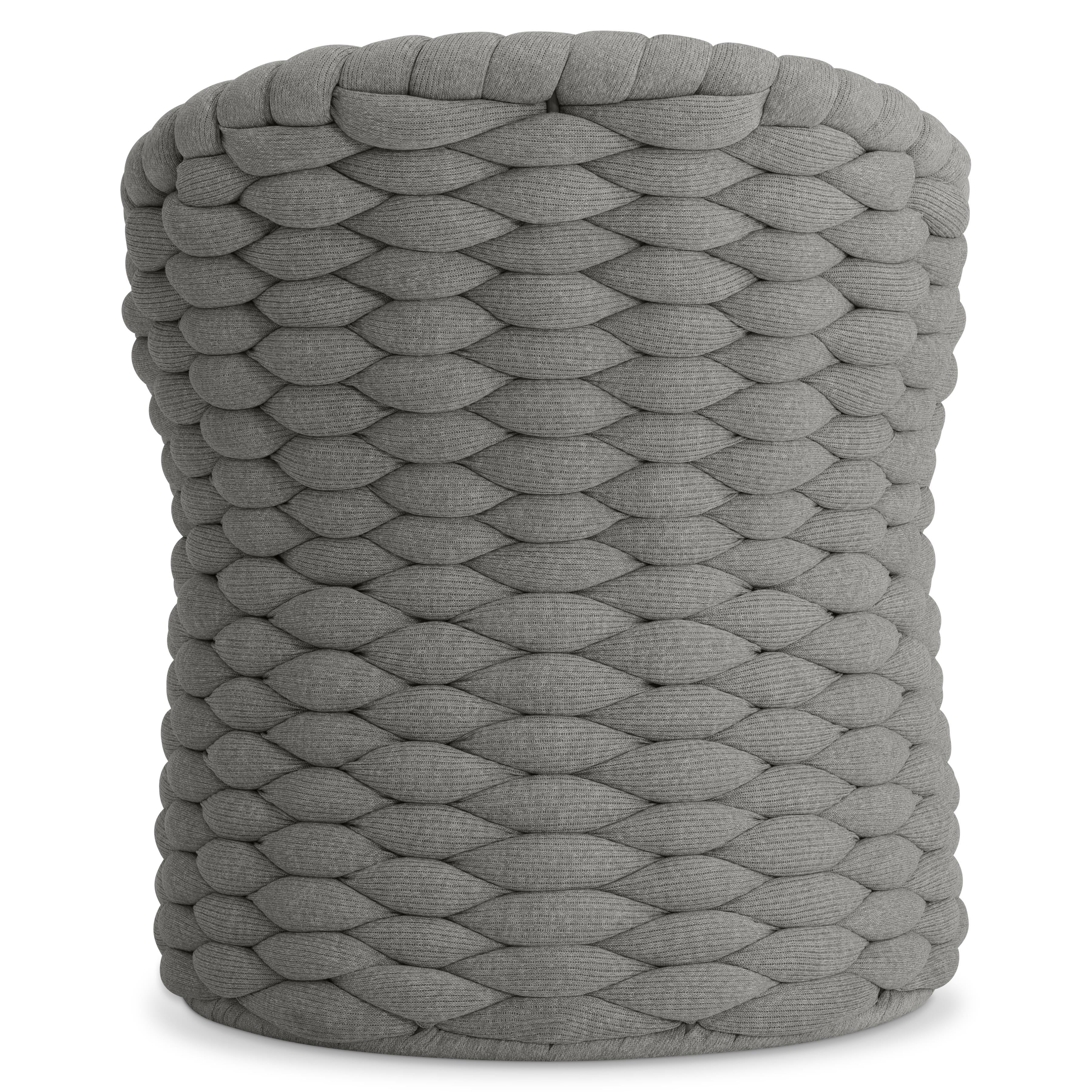 Salinas Nordic Grey/White/Cream Arm Chair - Image 4