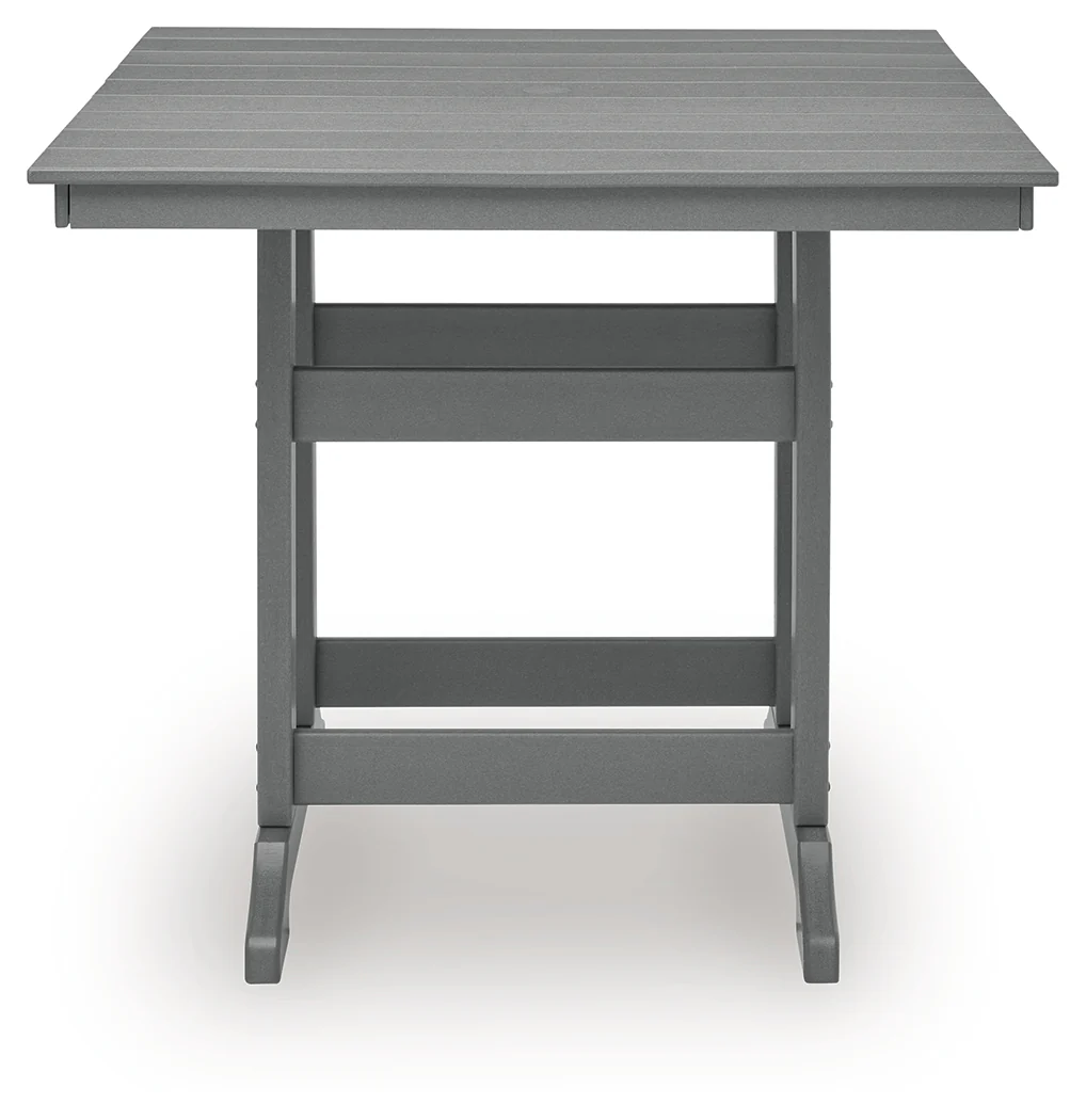 Sanctuary Beach Dark Gray Square Counter TBL w/UMB OPT - Image 3