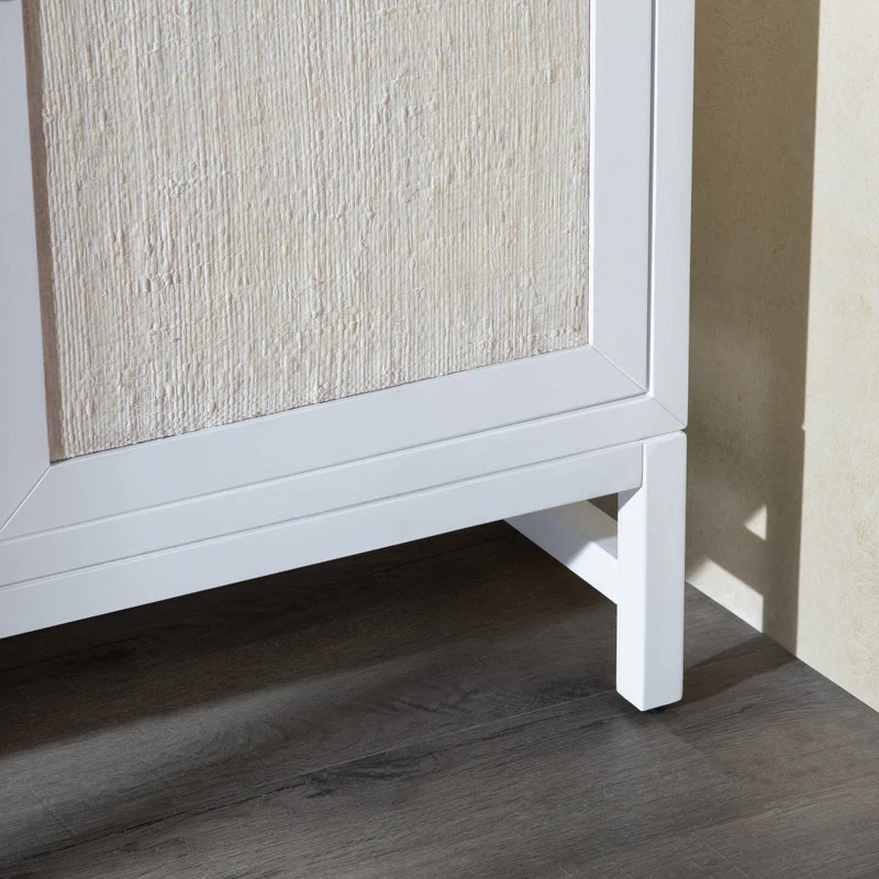 Sandy Shores White/Cream Four-Door Sideboard - Image 4