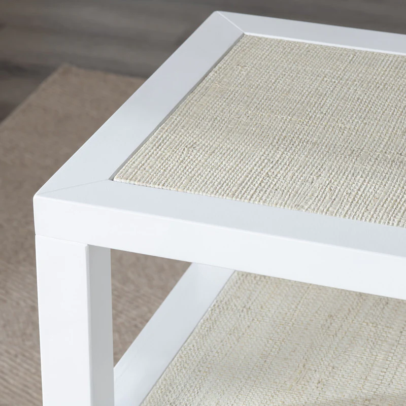 Sandy Shores White/Cream Side Table - Image 4