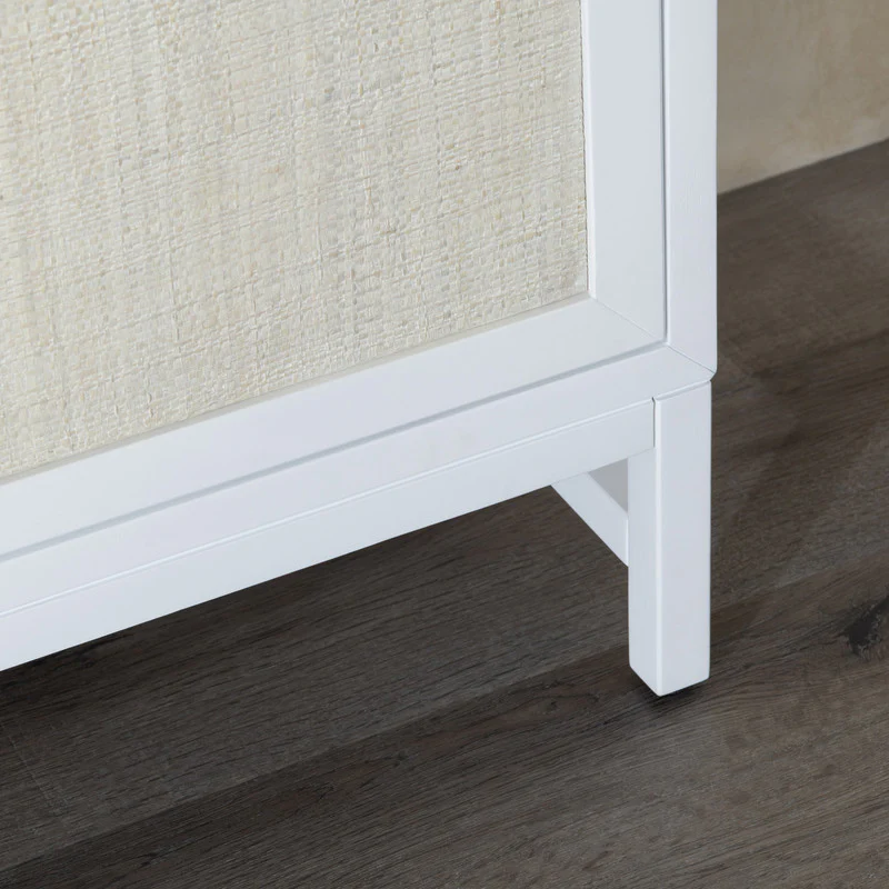 Sandy Shores White/Cream Two-Door Cabinet - Image 3