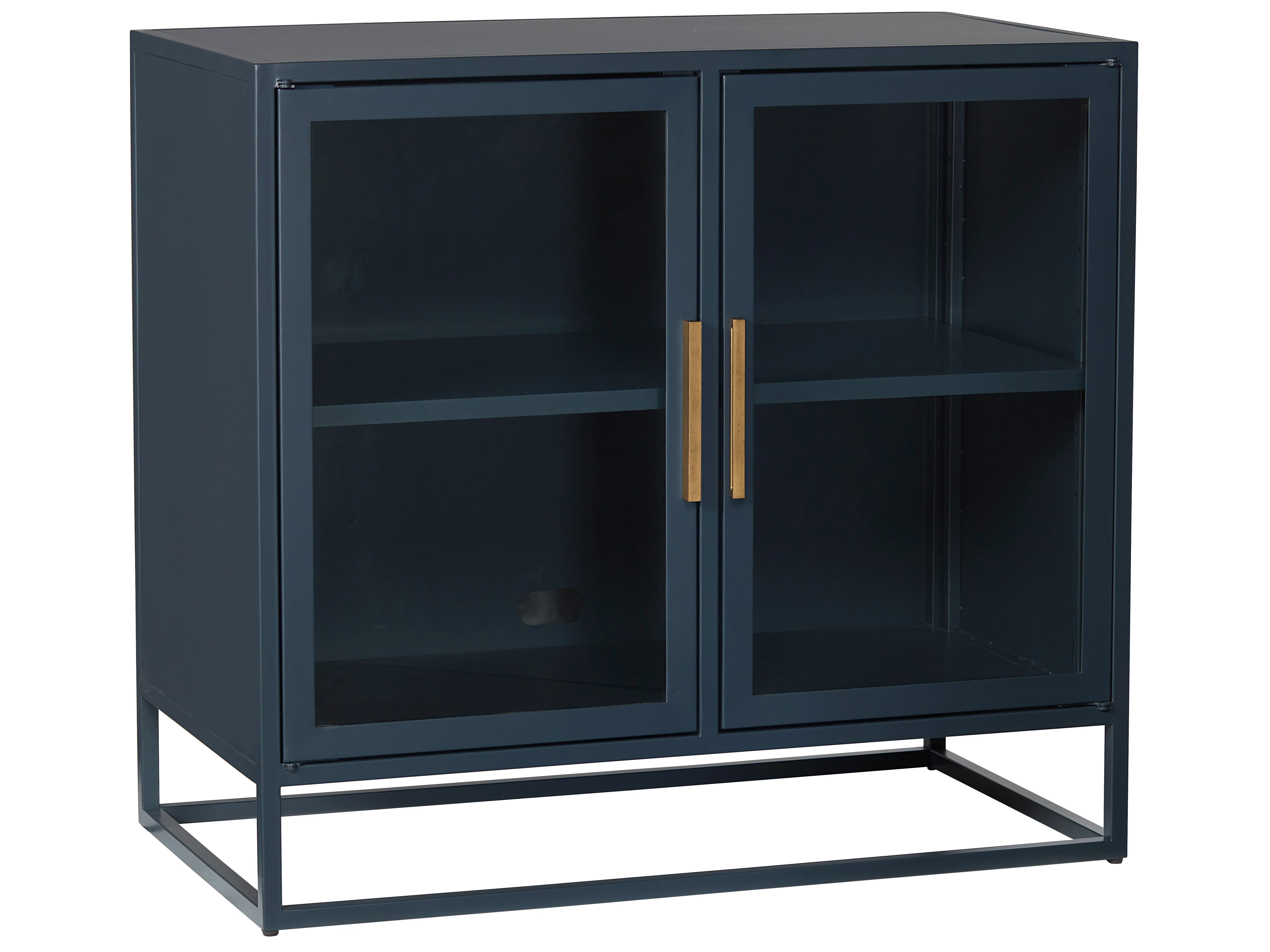 Santorini Cerulean Blue Metal Kitchen Cabinet - Image 3