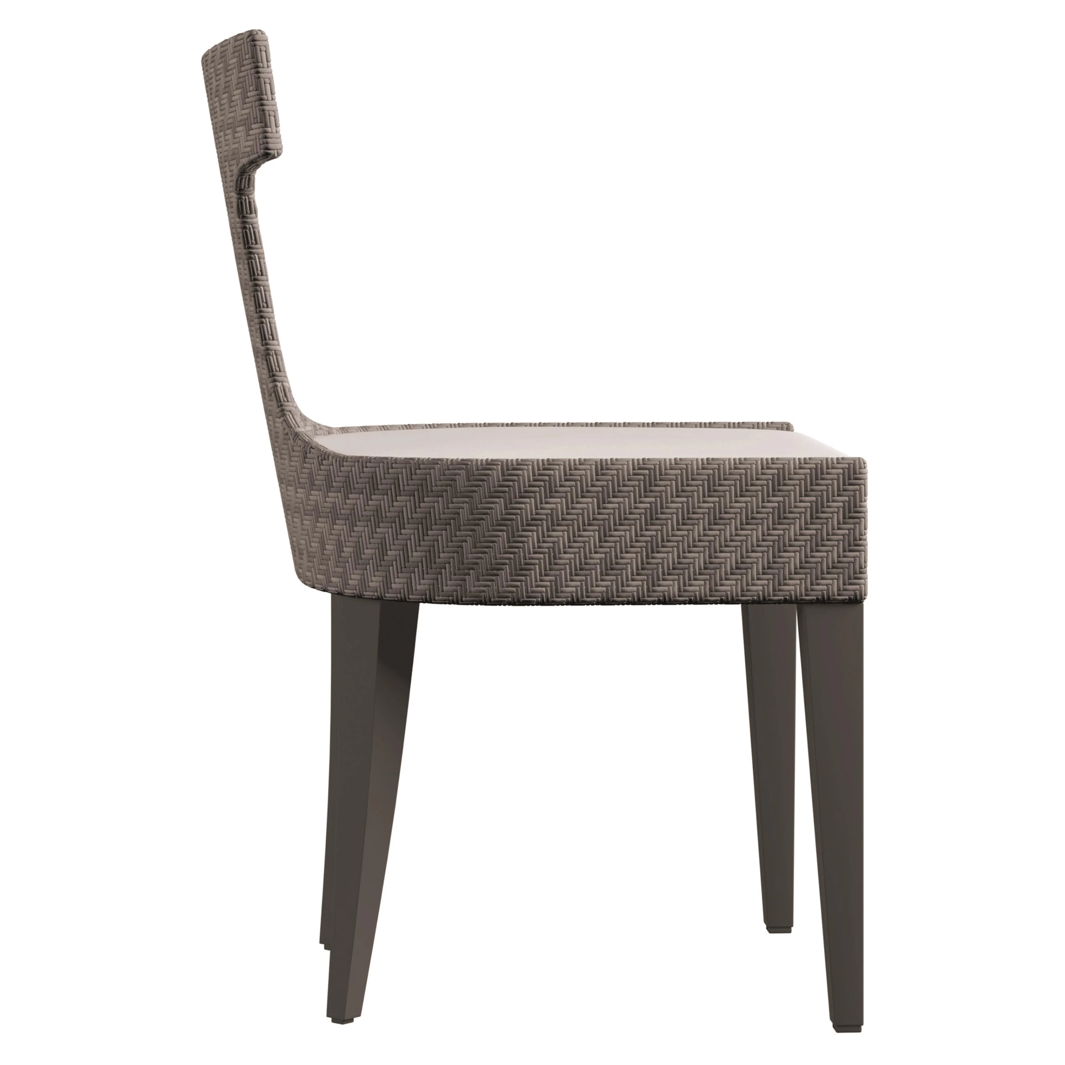Sarasota Graphite/Pewter Grey Outdoor Side Chair - Image 2