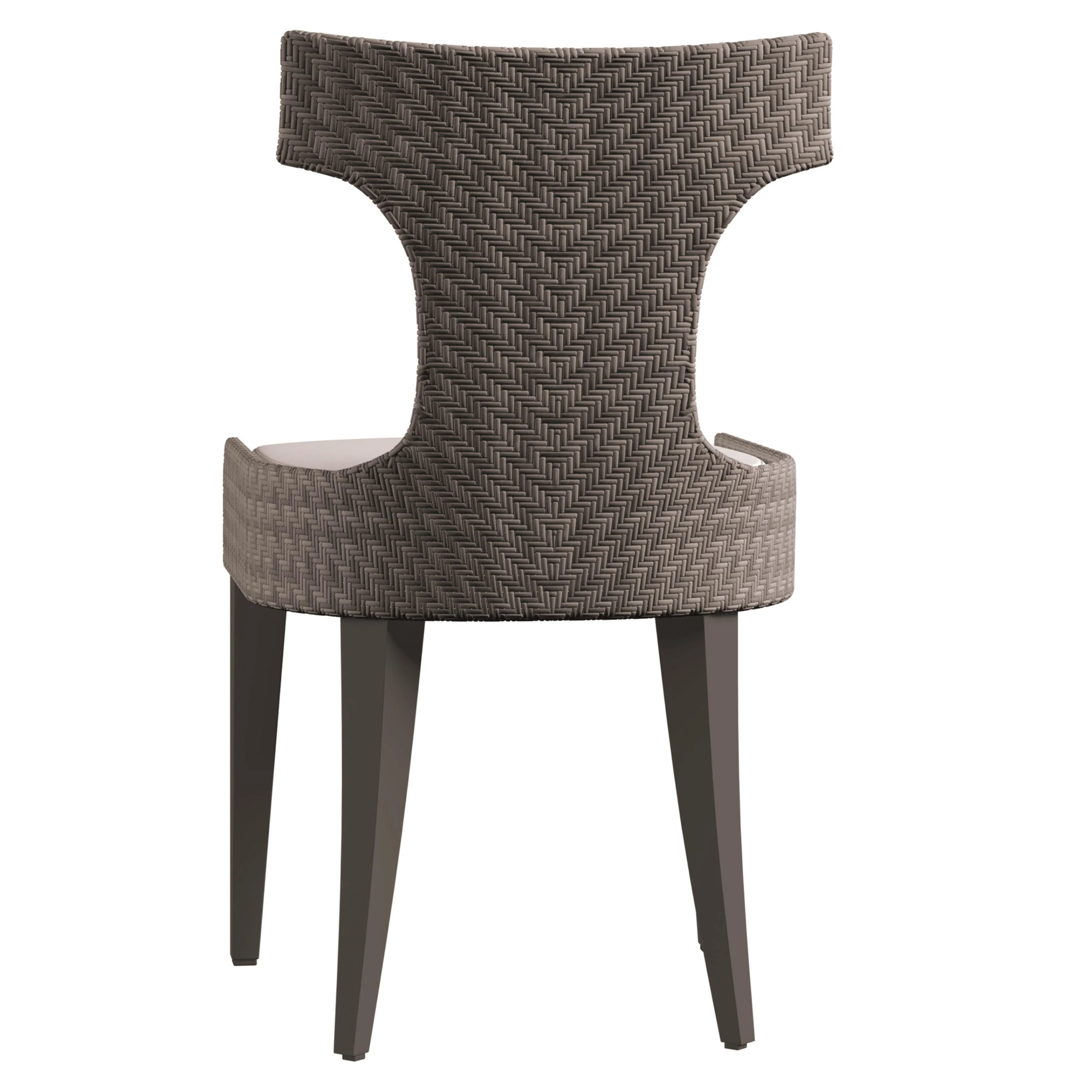 Sarasota Graphite/Pewter Grey Outdoor Side Chair - Image 5