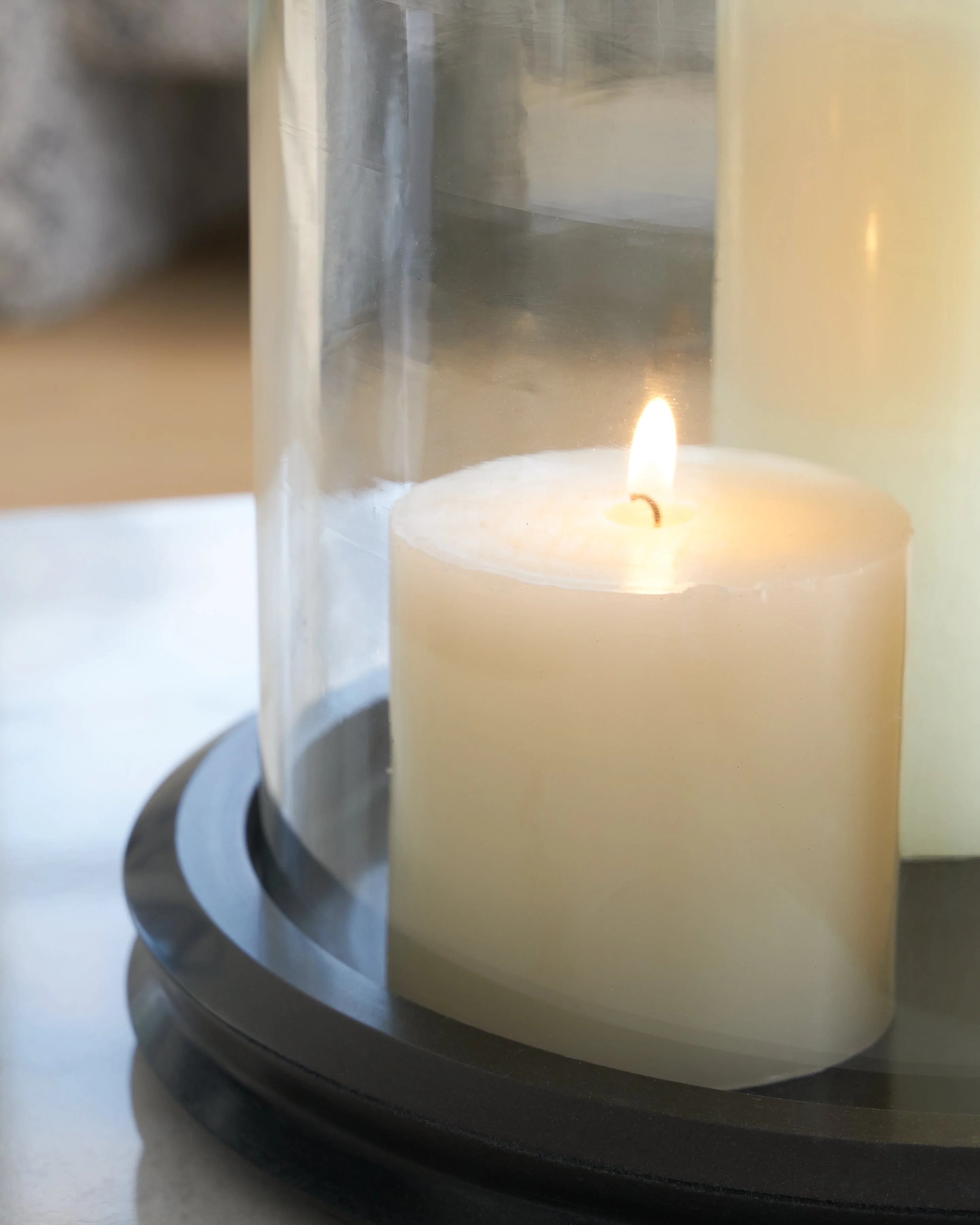 Saskia Clear/Black Candle Holder (Online Special Price) - Image 3