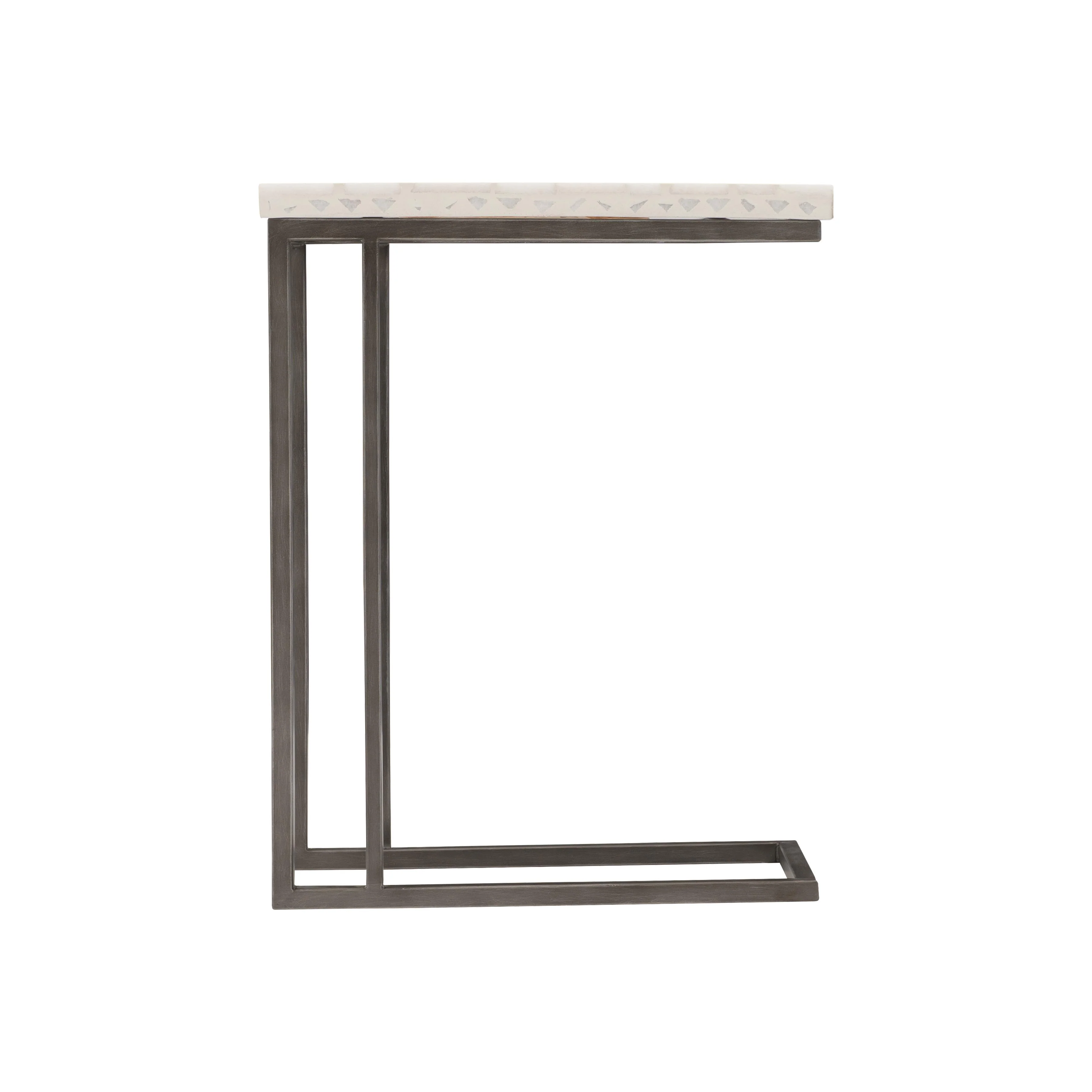 Sausalito Flint Grey/Terrazzo Outdoor Accent Table - Image 4
