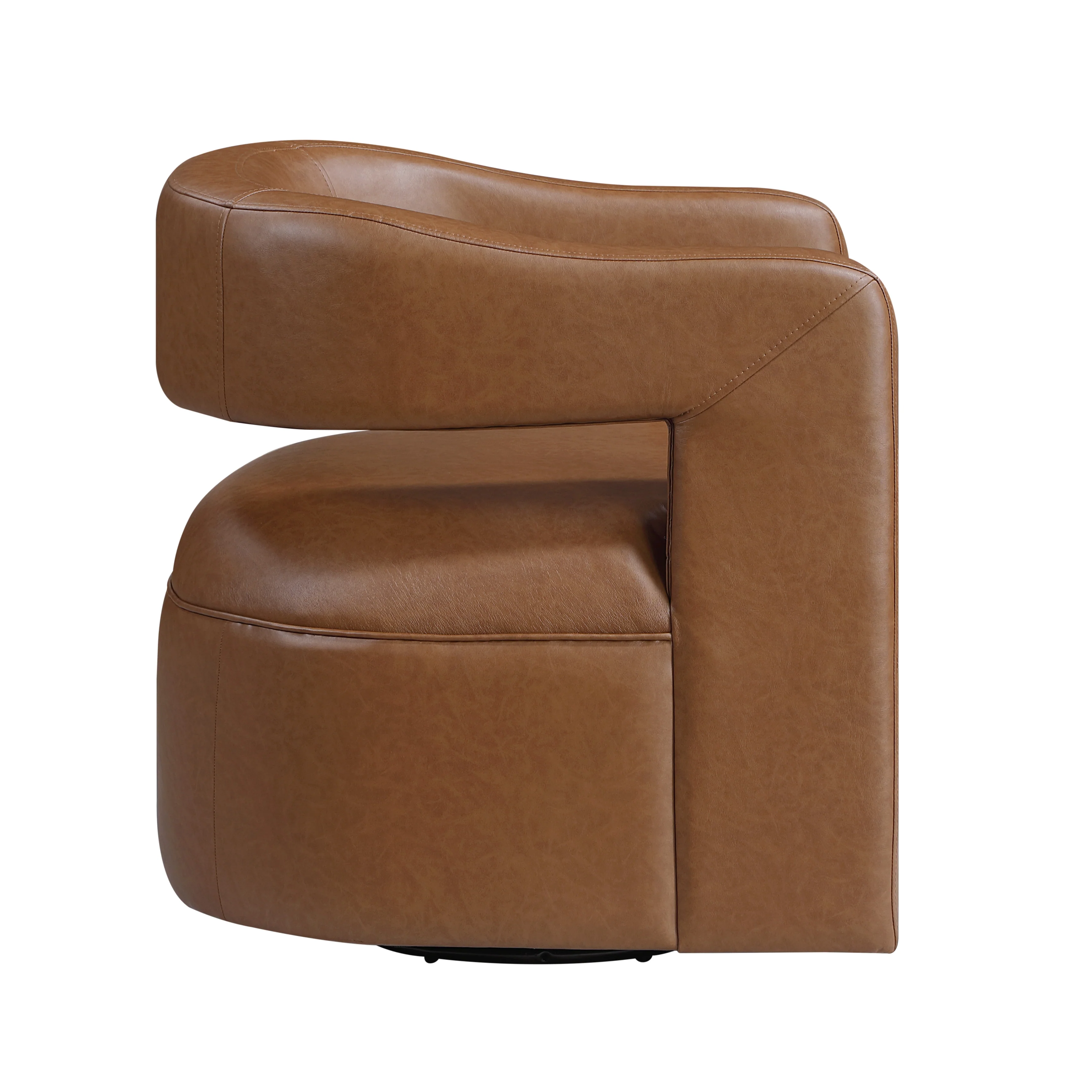 Sawyer Camel Swivel Chair - Image 3