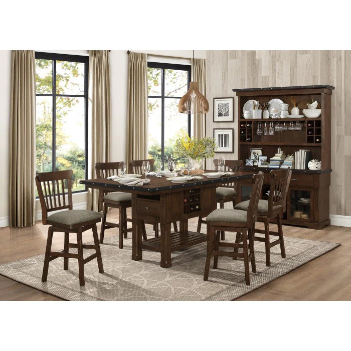 Schleiger Brown Swivel Counter Chair (Set of 2) - Image 17