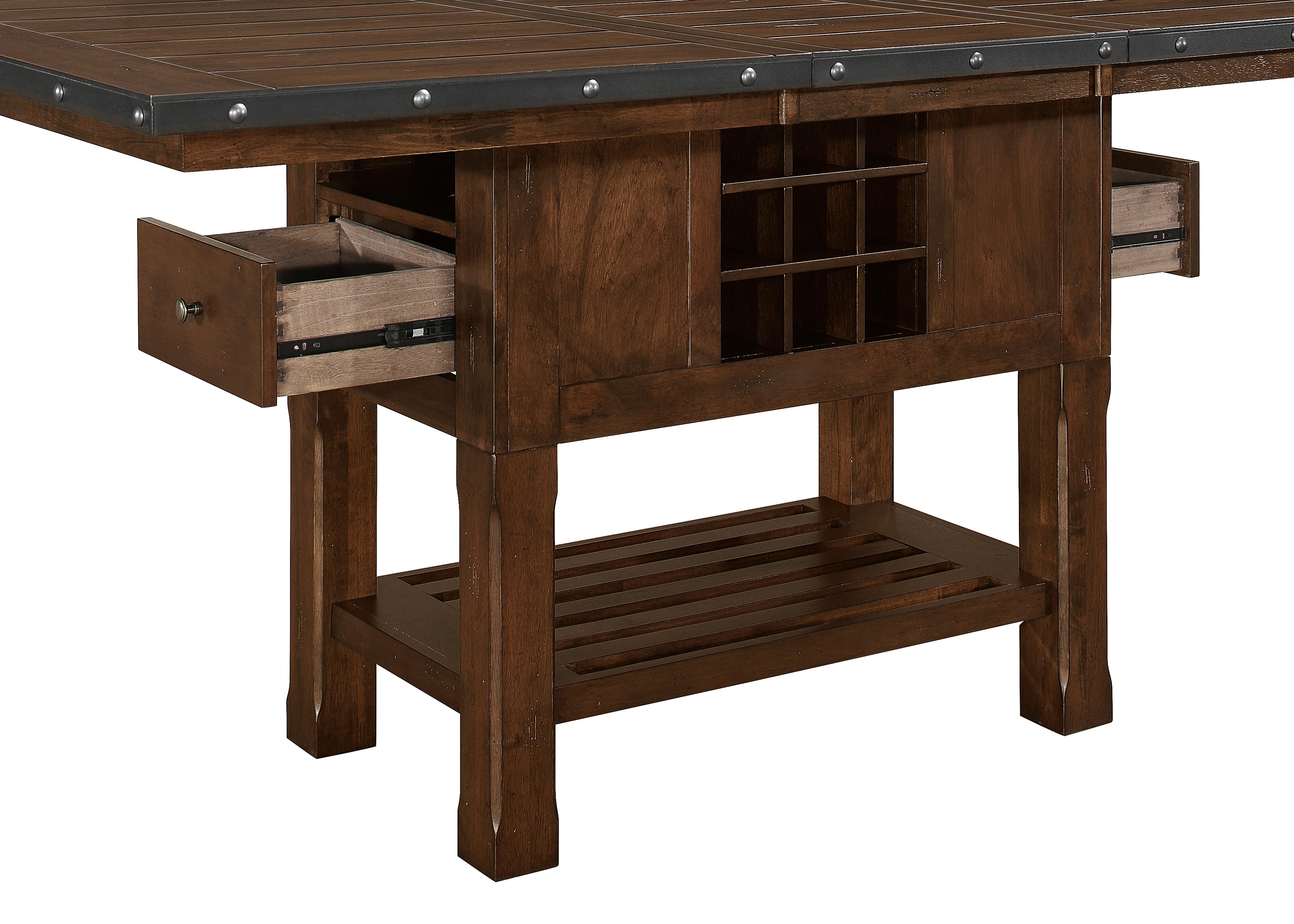 Schleiger Dark Brown 5-piece Dinig Table Set - Image 5