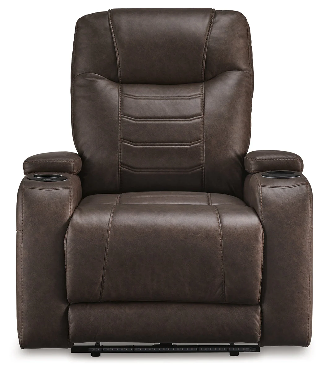 Schooner Rocks Umber Power Recliner/ADJ Headrest (Online Special Price) - Image 4