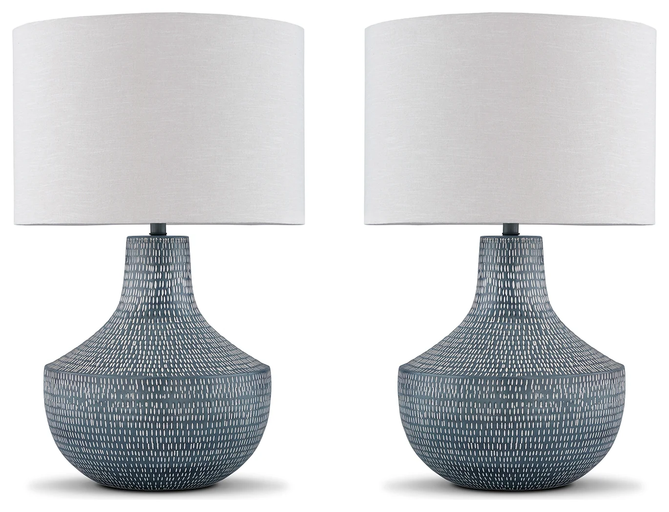 Schylarmont Antique Gray/White 2-Piece Lamp Set - Image 2
