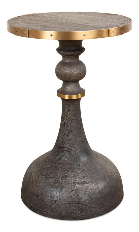 Sculpted Classics Grey Upturned Goblet Side Table - Image 2