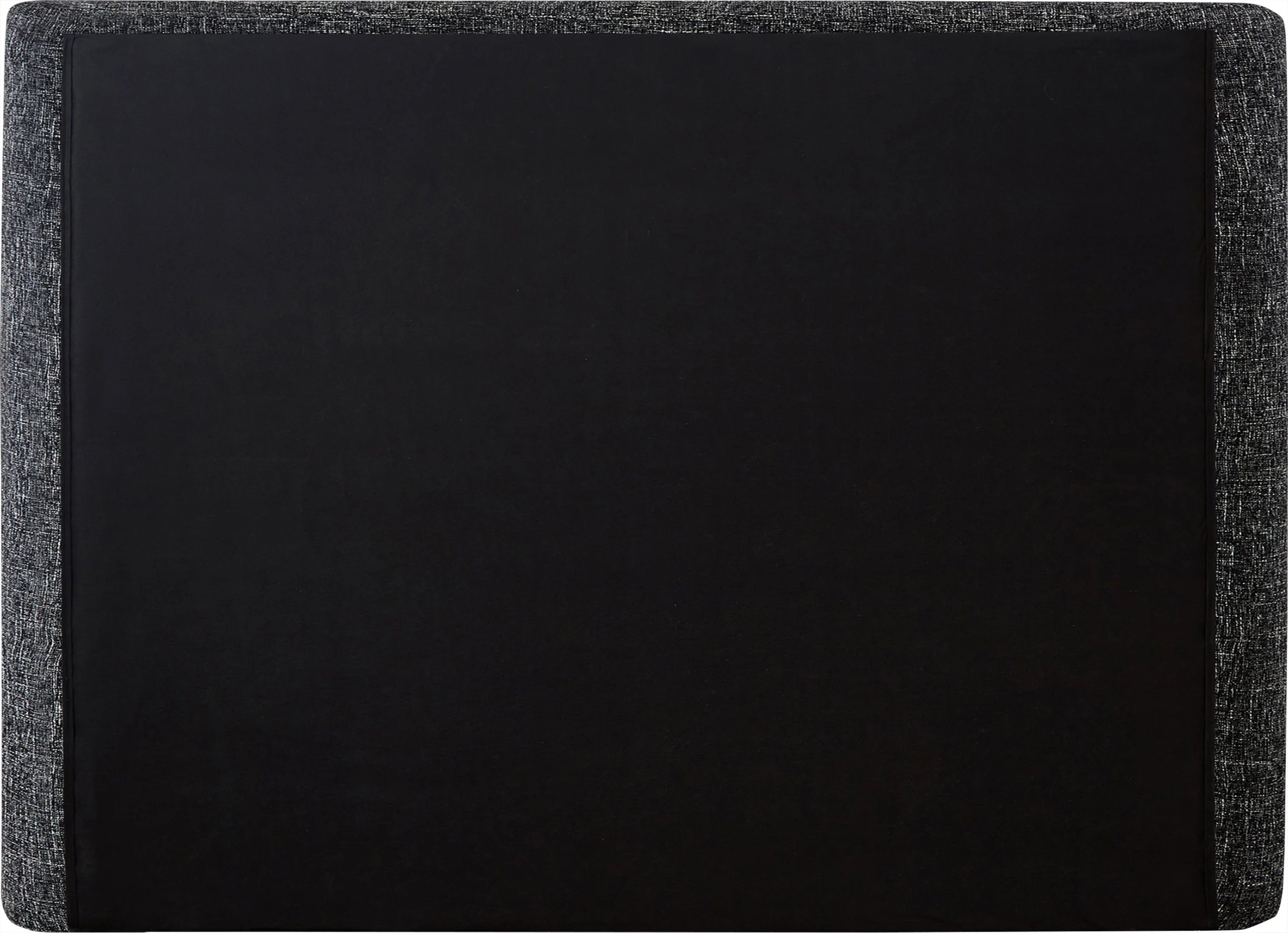 Seabreeze Black Textured Fabric Upholstered King Bed - Image 5