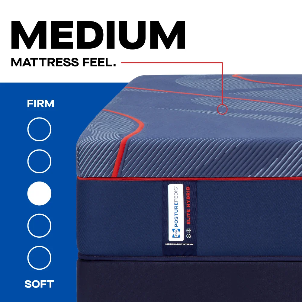 Sealy® Posturepedic® Elite High Point II Hybrid Medium Mattress - Image 4