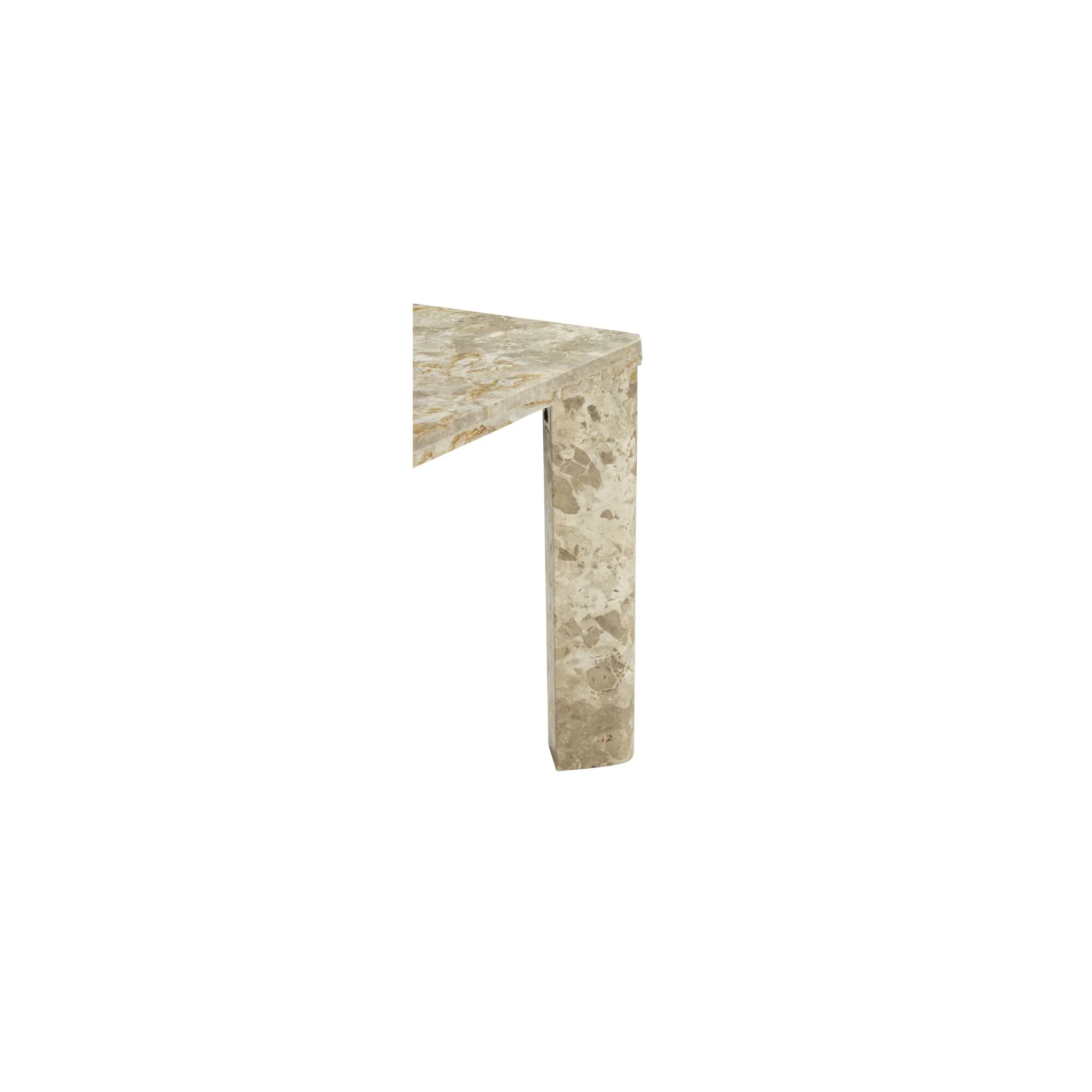 Segment Beige Panther Stone Dining Table - Image 6