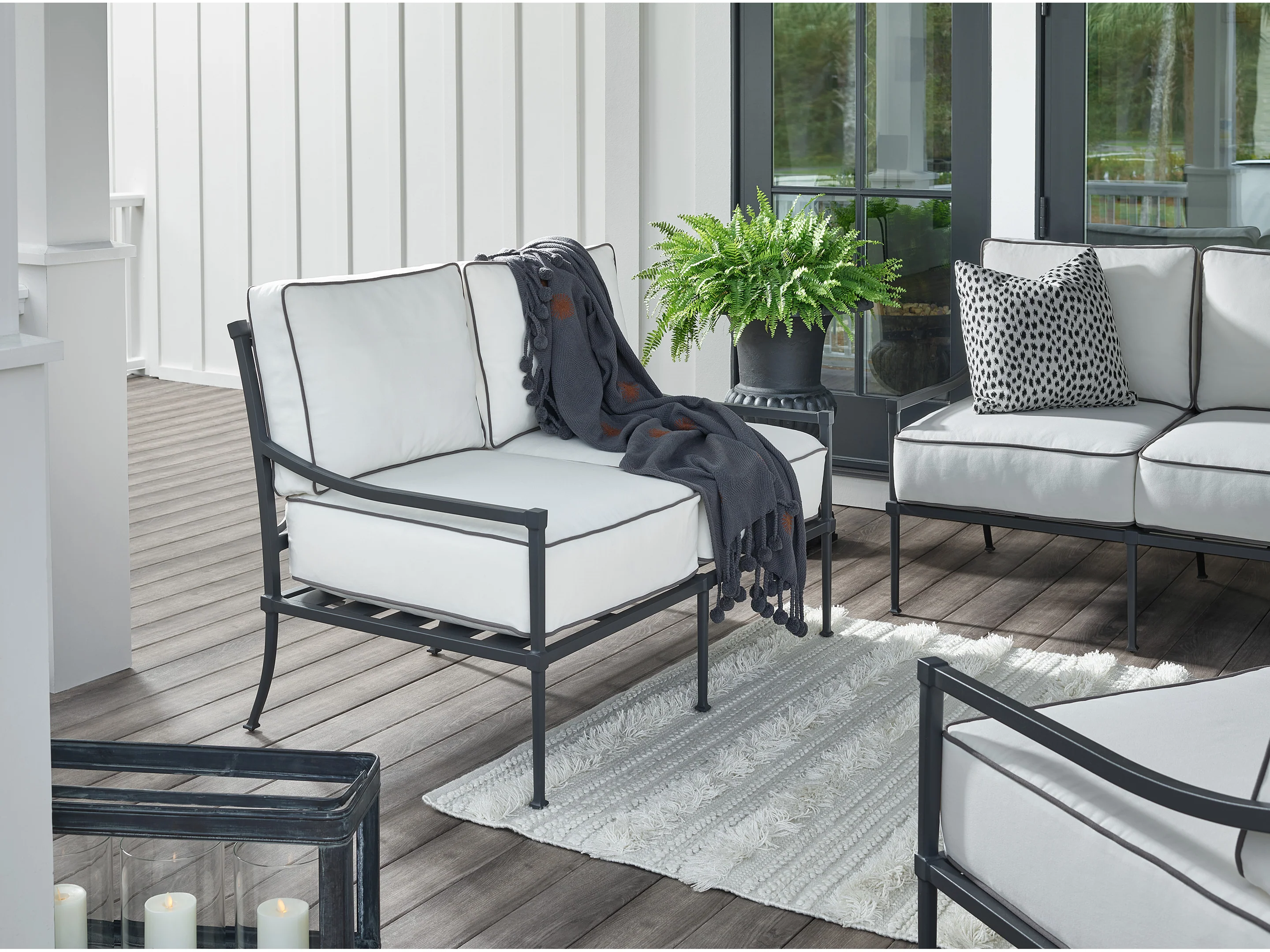 Seneca Charcoal Loveseat - Image 3