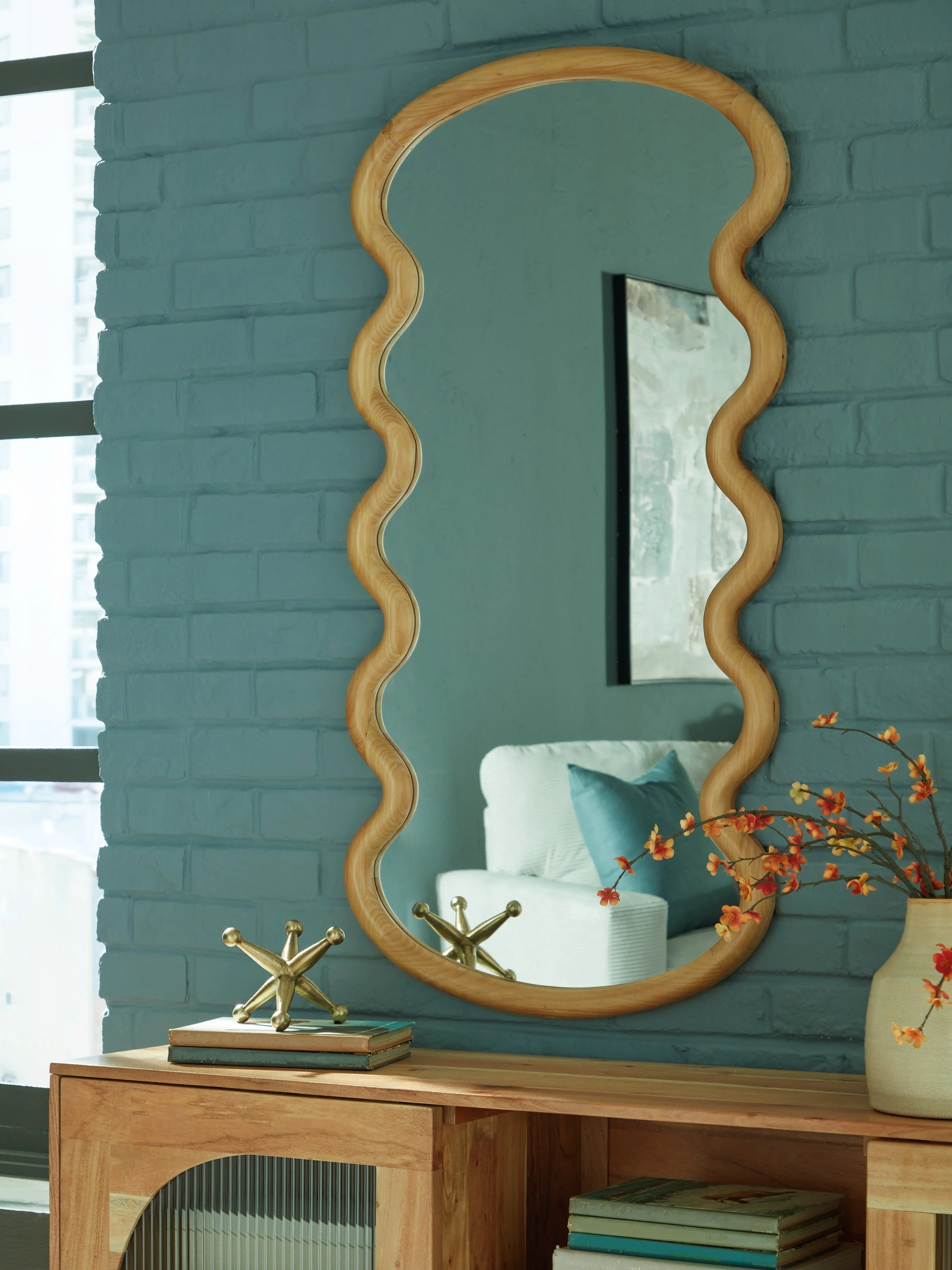 Serendis Brown Accent Mirror (Online Special Price) - Image 2