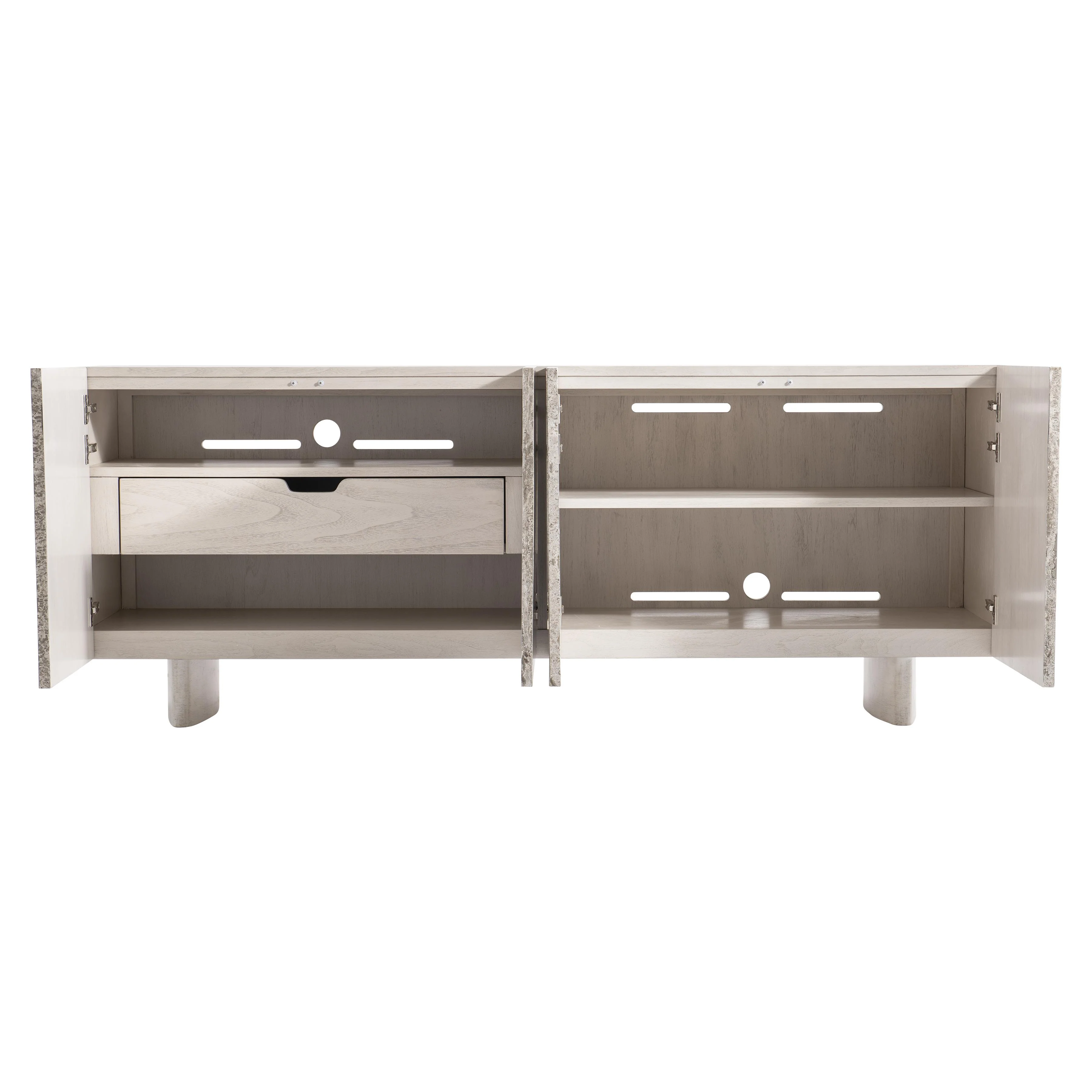 Sereno Lutra Faux Stone/Lutra Entertainment Credenza - Image 4