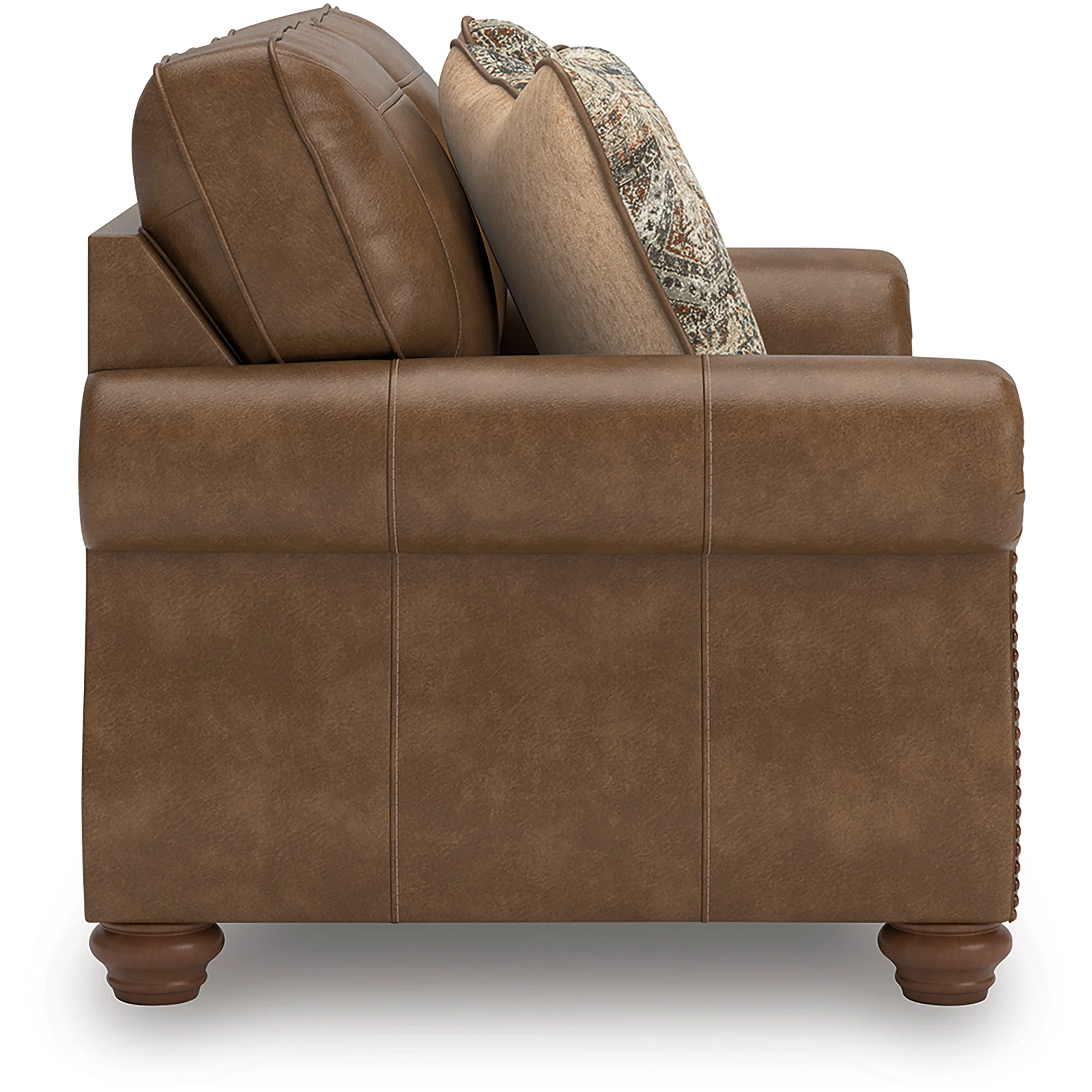 Shadsburne Earth Sofa and Loveseat - Image 10