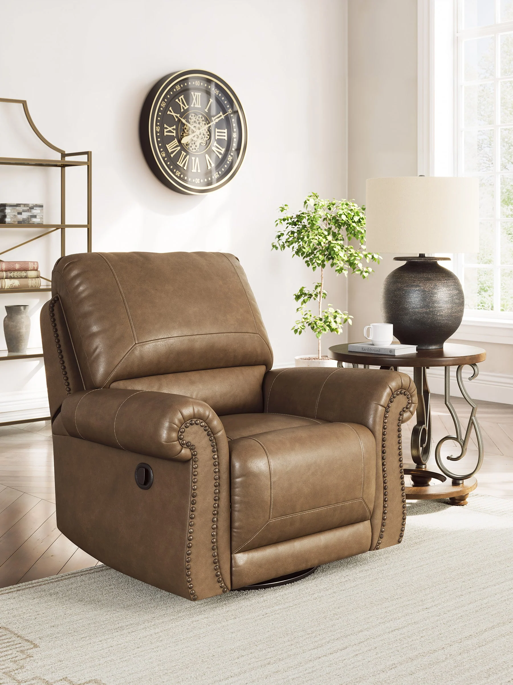 Shadsburne Earth Sofa and Recliner (Online Special Price) - Image 11