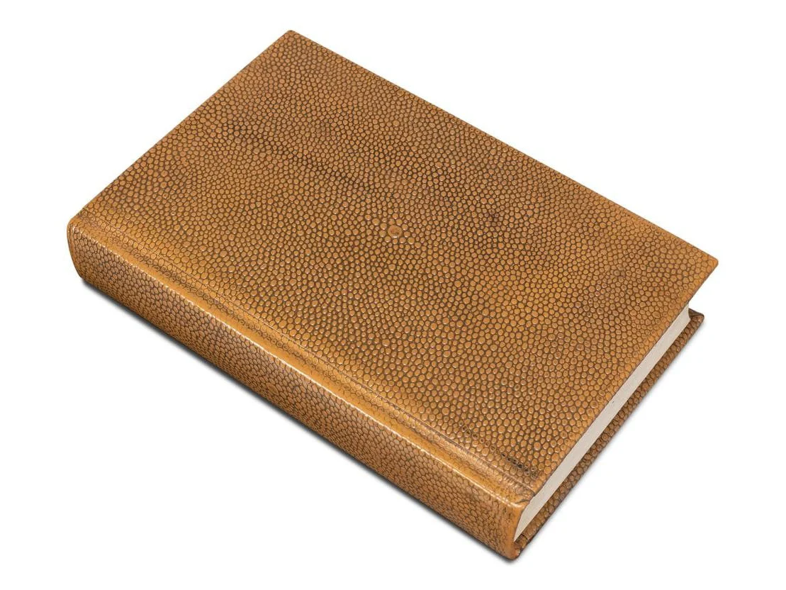 Shagreen Library Brown Books (Set of 12) - Image 2