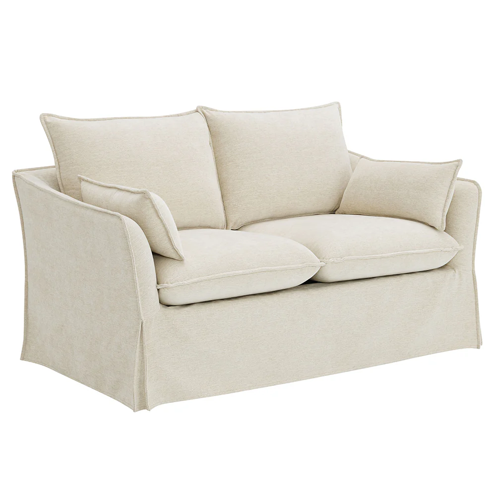 Shane Beige Loveseat - Image 2