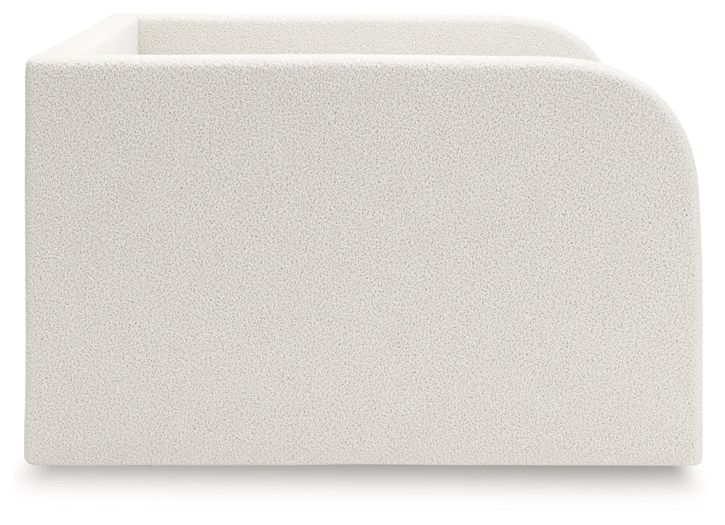 Shapella Tan/White Full Upholstered Day Bed - Image 8