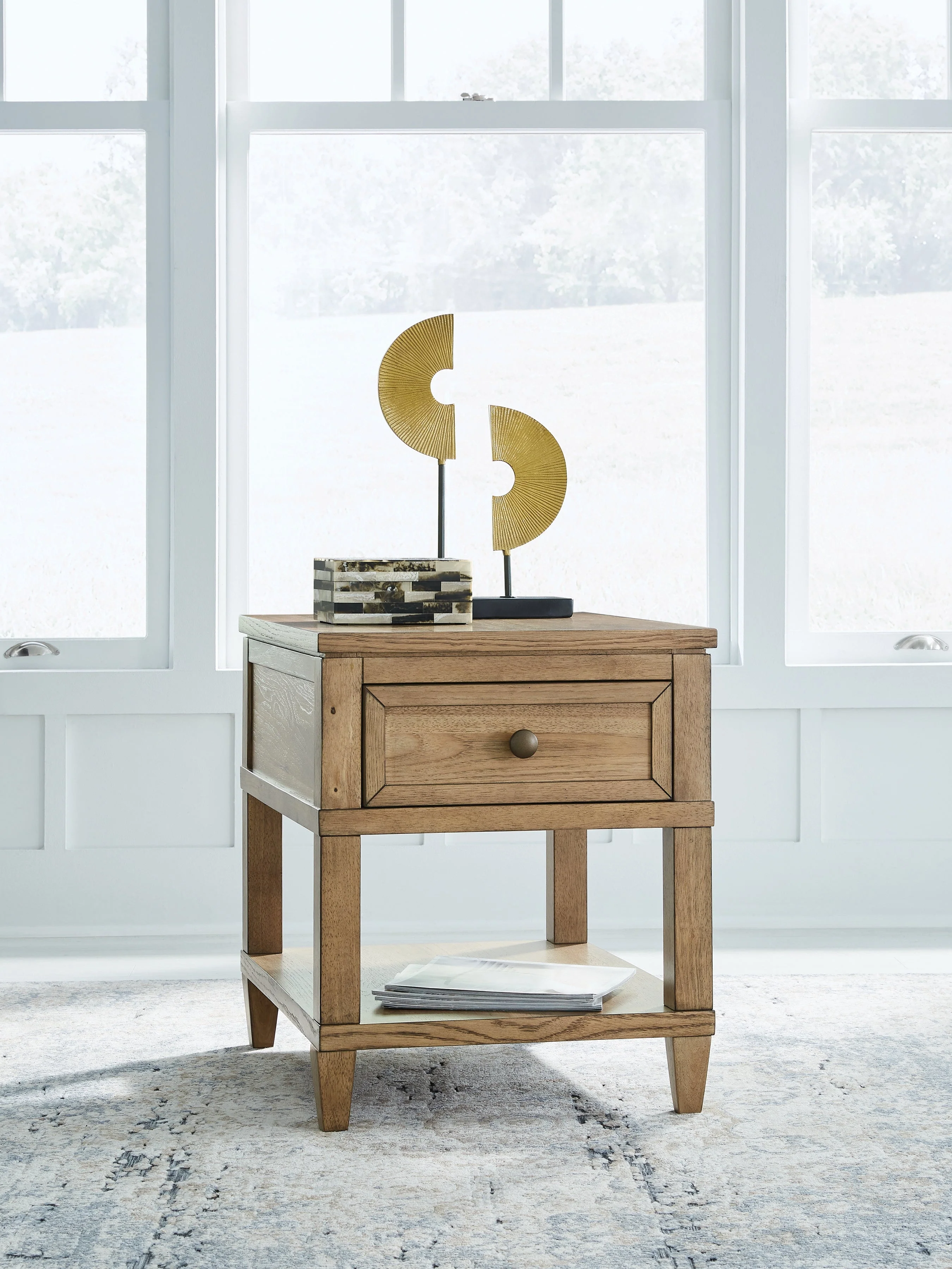 Sharlance Light Brown End Table (Online Special Price) - Image 2