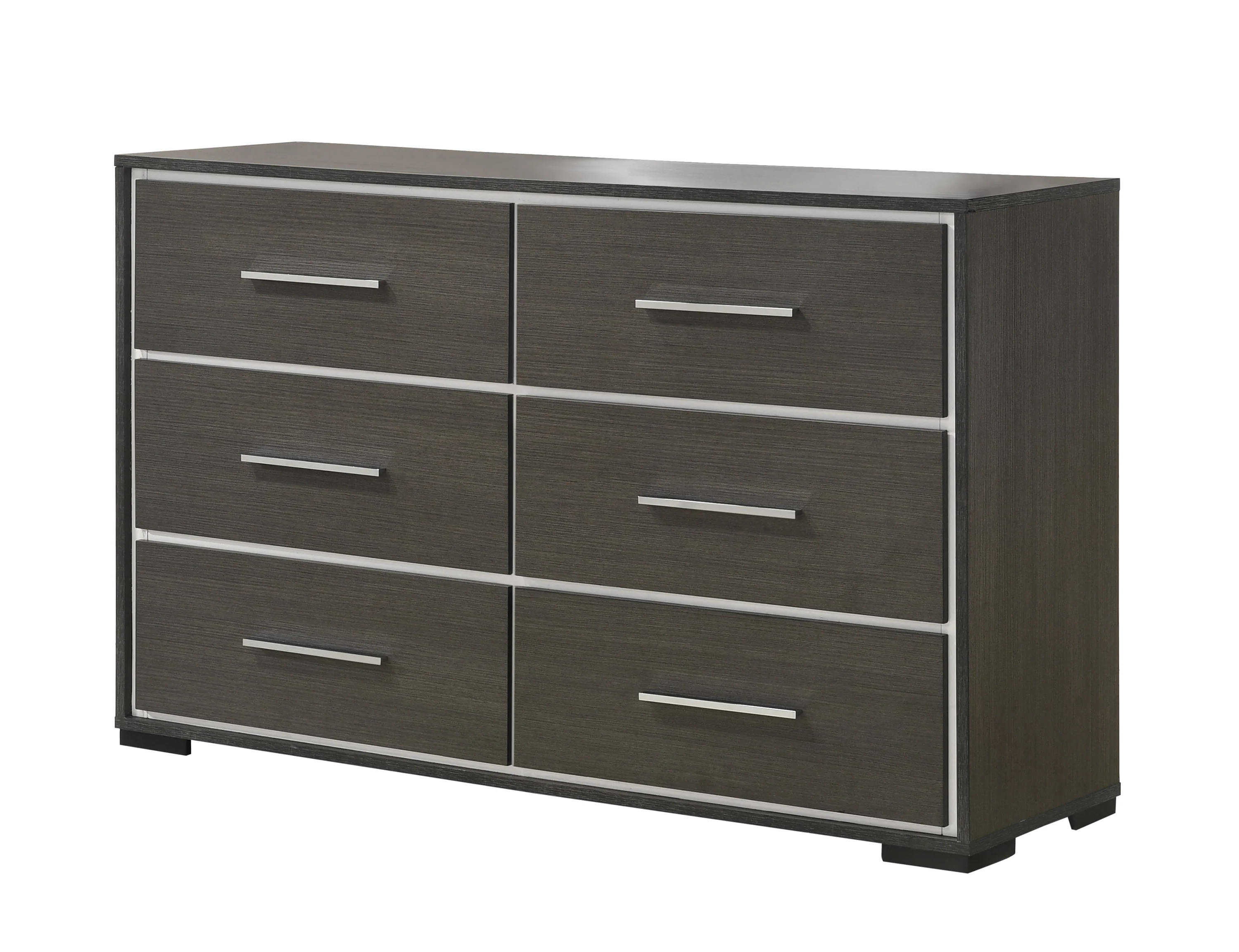 Sharpe Dark Grey Upholstered Panel Bedroom Set - Image 8