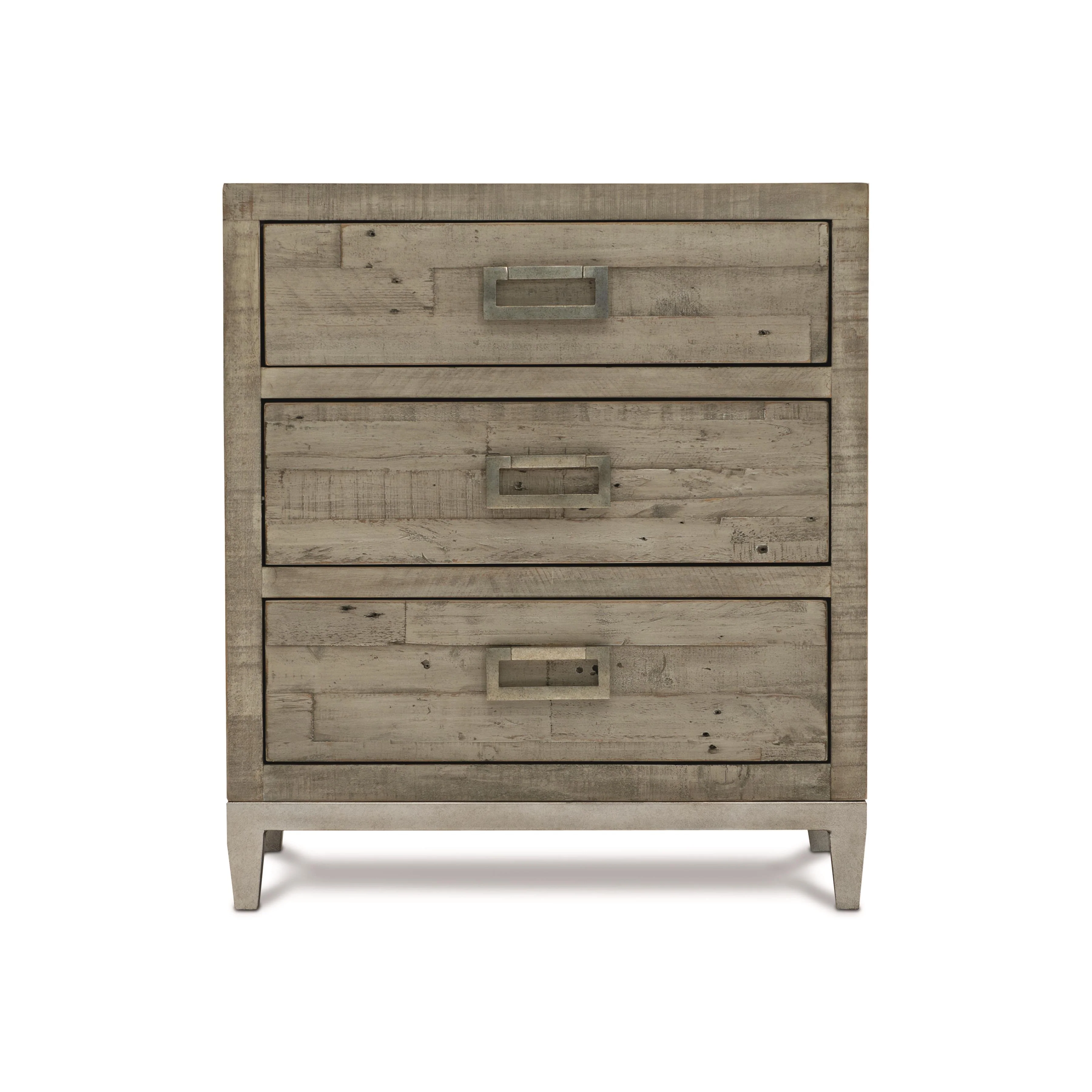 Shaw Glazed Silver/Morel Nightstand - Image 2