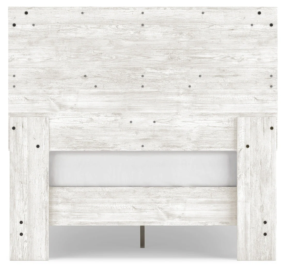 Shawburn White/Brown Full Panel Bed w/Chest (Online Special Price) - Image 6