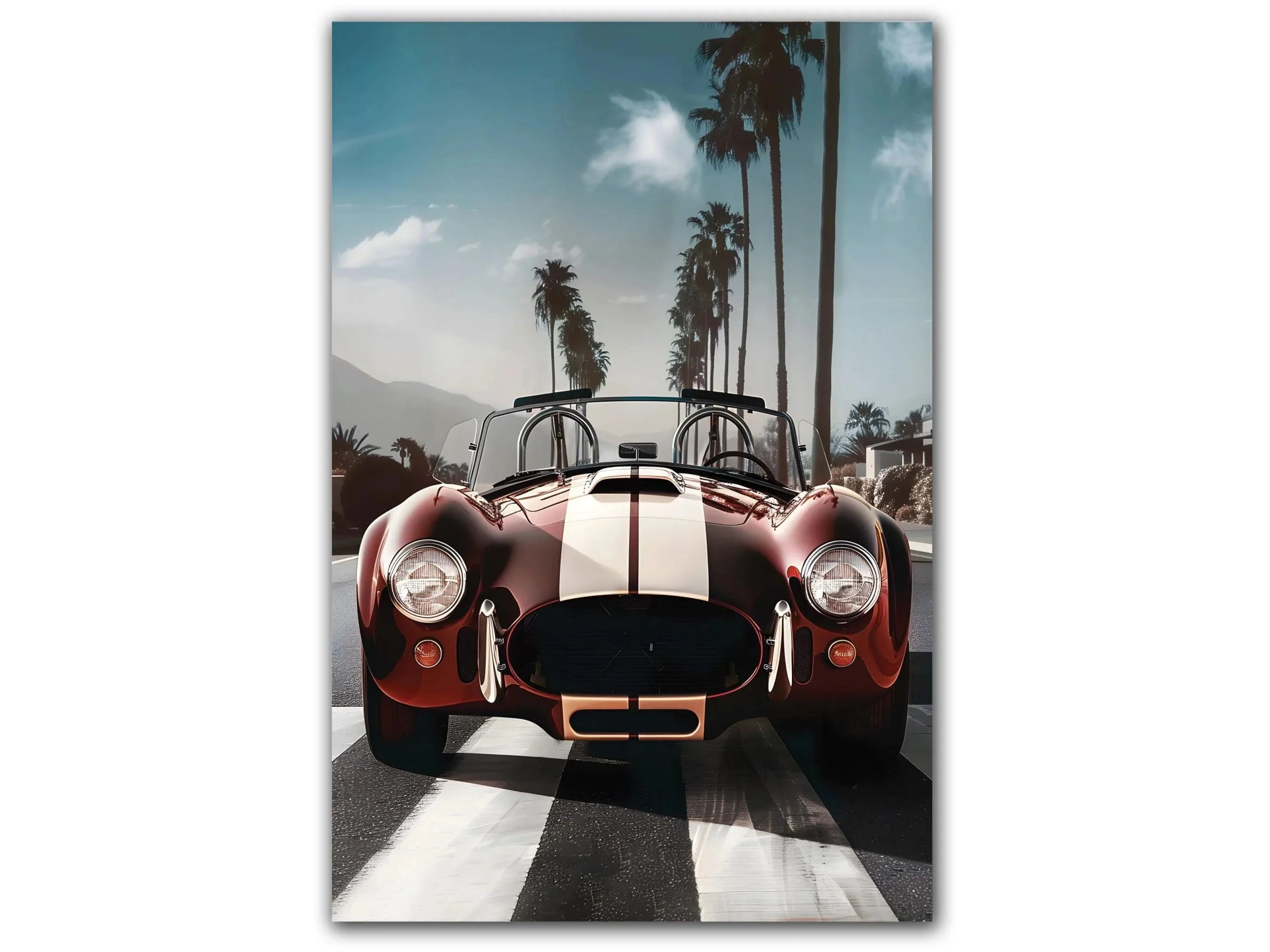 Shelby Skyline Tempered Glass Wall Art