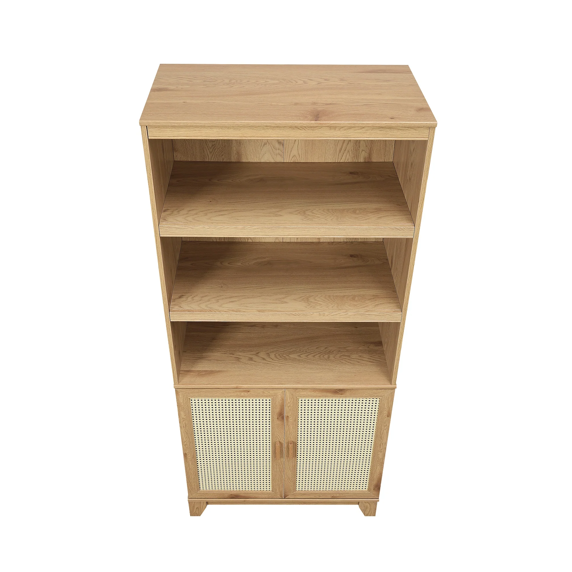 Sheridan Bookcase Cabinet in Nature - Image 9