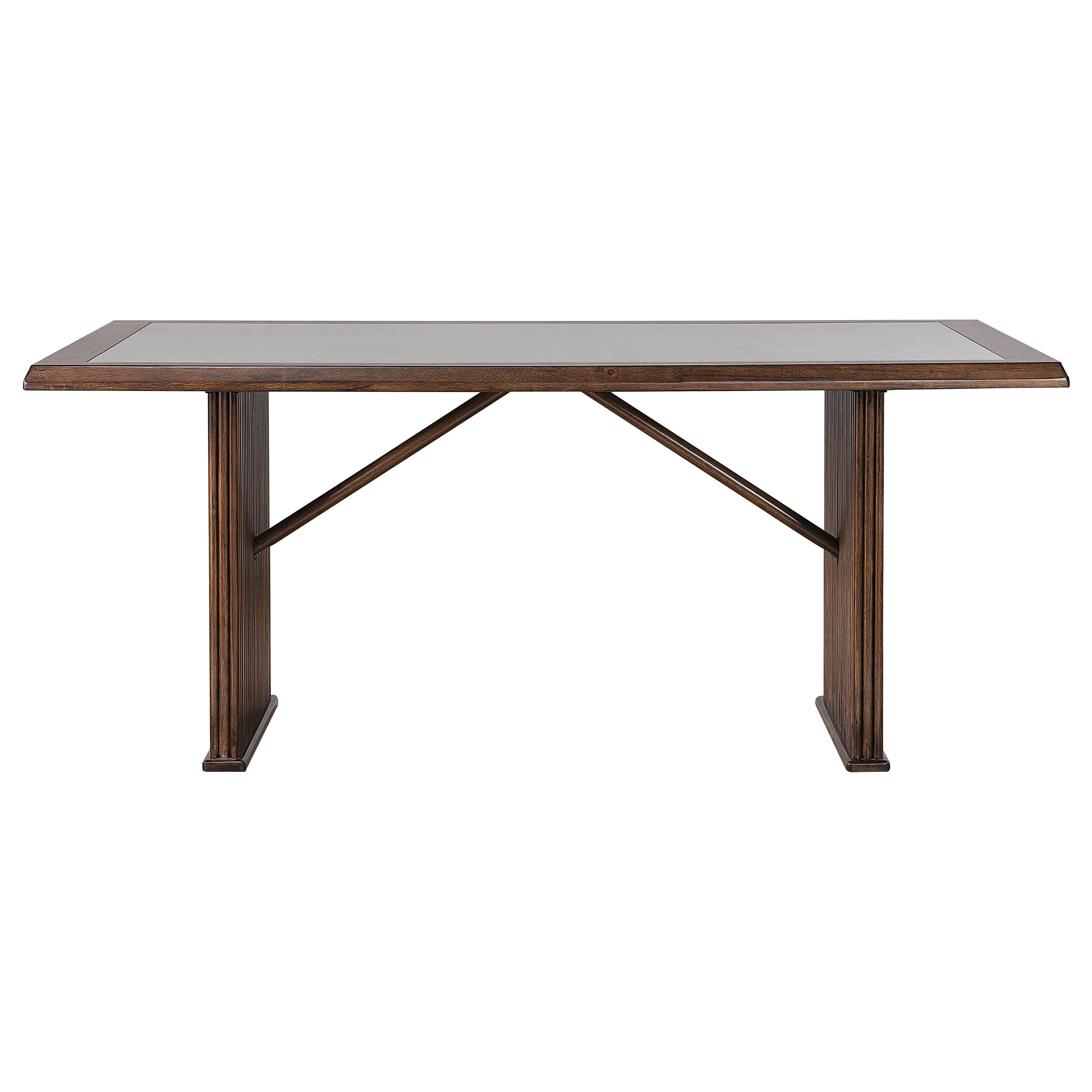 Sherwood Brown 7-piece Rectangular Dining Table Set - Image 4